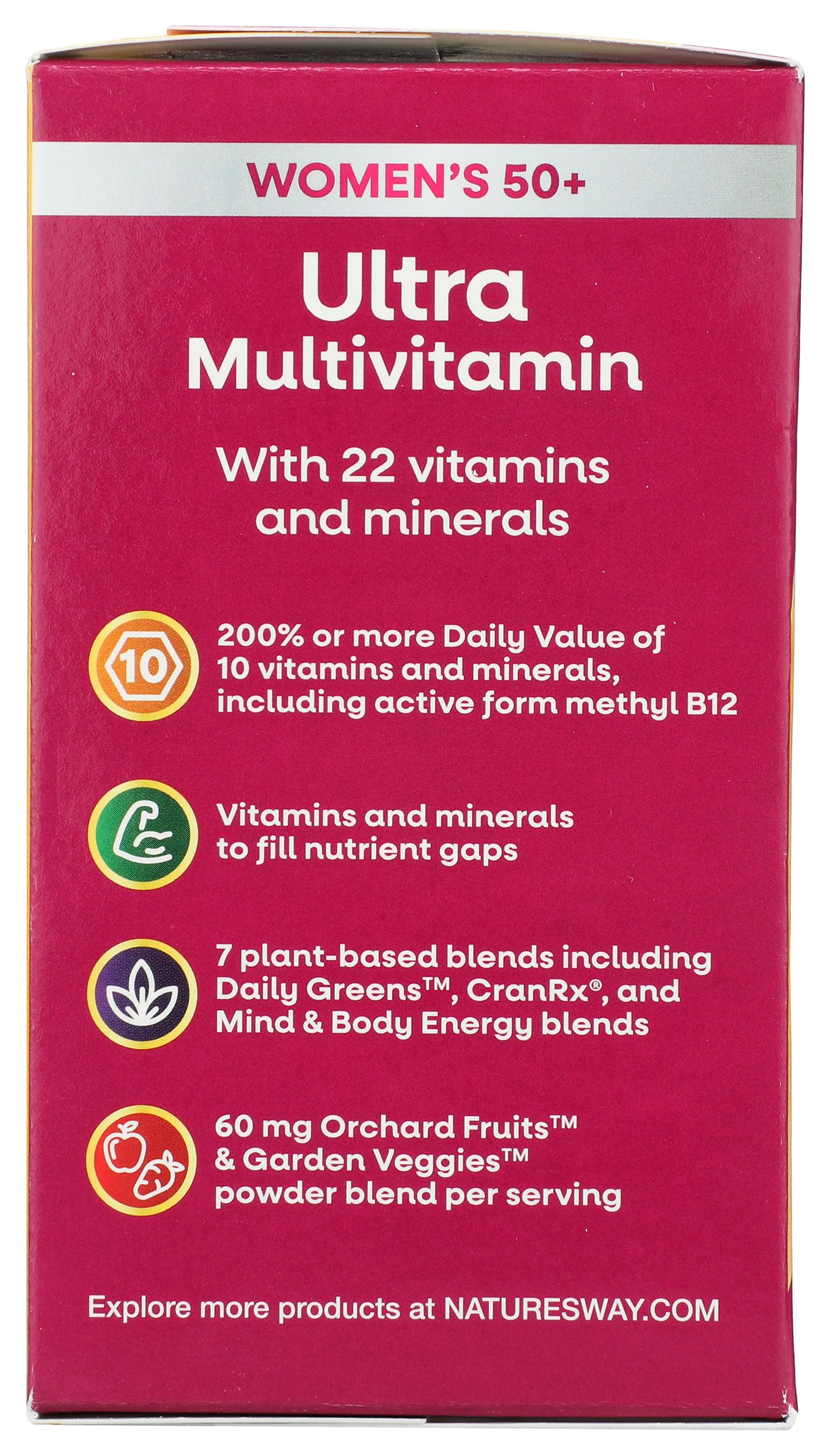 Nature's Way Alive Once Daily Women 50 Plus Multivitamin Tablets, 60 Count
