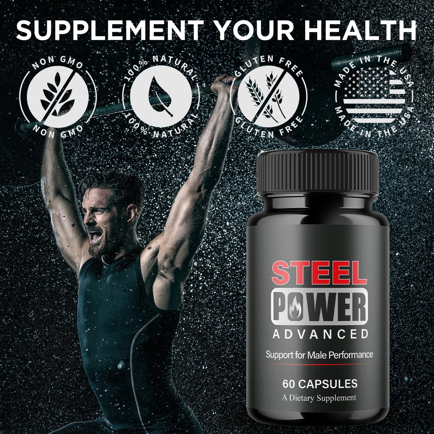 Flex University Steel Power for Men Capsule 300 Capsules