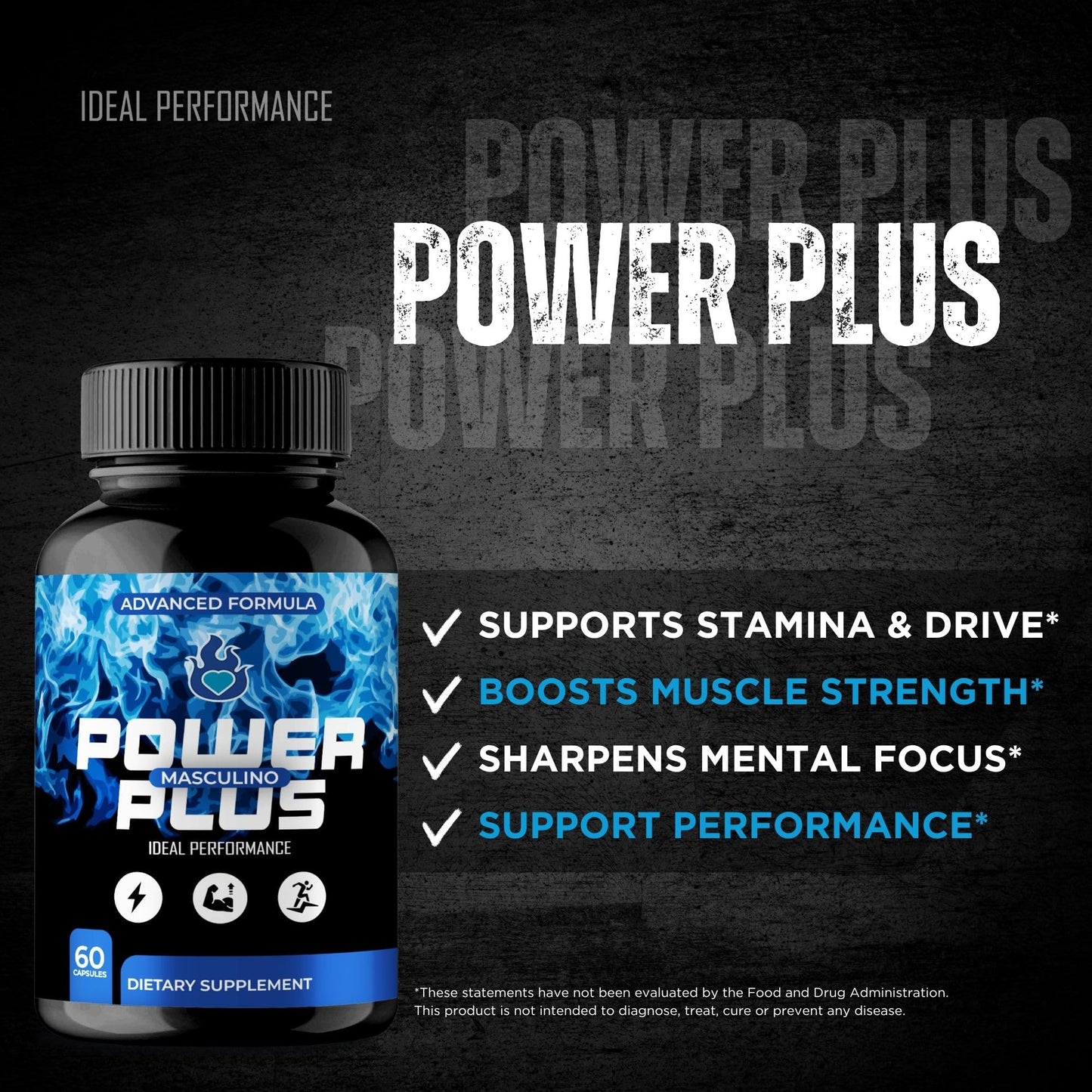 IDEAL PERFORMANCE Power Plus Capsules 60 Count