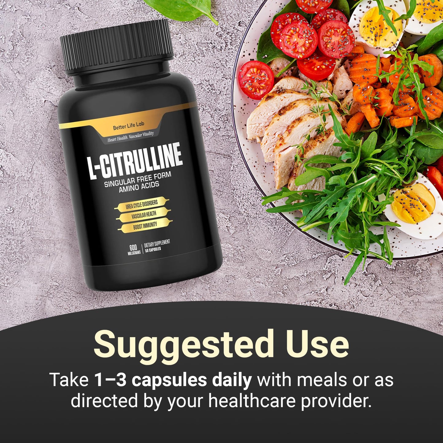 BETTER LIFE LAB L-Citrulline Supplement 50 Capsules