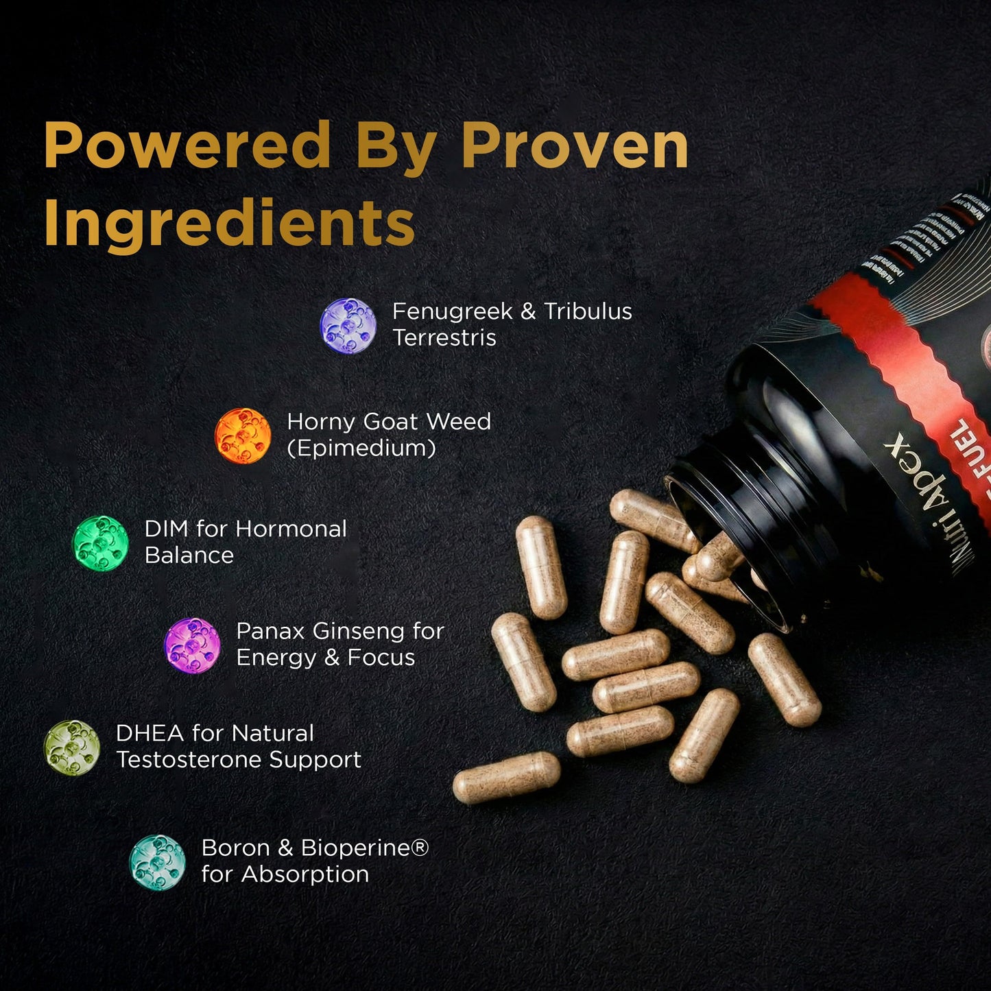 Nutri Apex Testosterone Supplement Capsule 60 Count