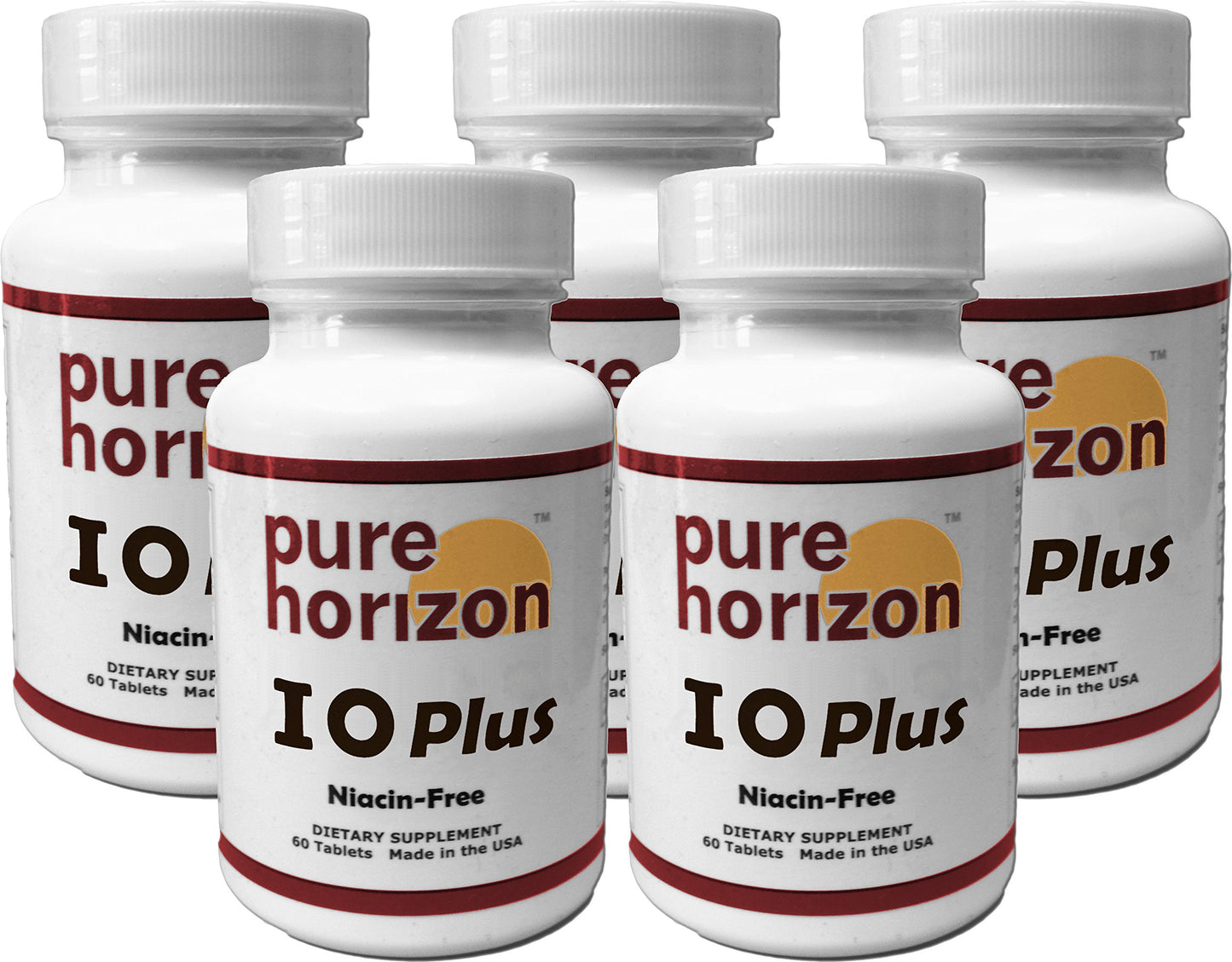 Pure Horizon IOPlus Niacin-Free Iodine Supplement 300 Tablets