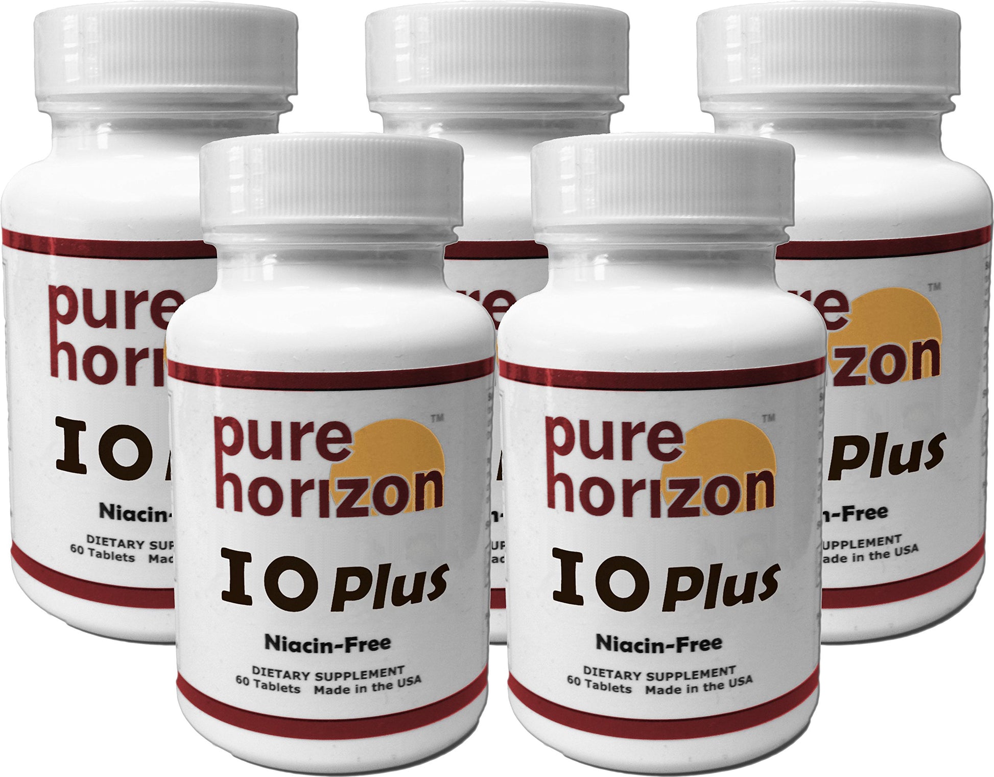 Pure Horizon IOPlus Niacin-Free Iodine Supplement, Tablets, 300