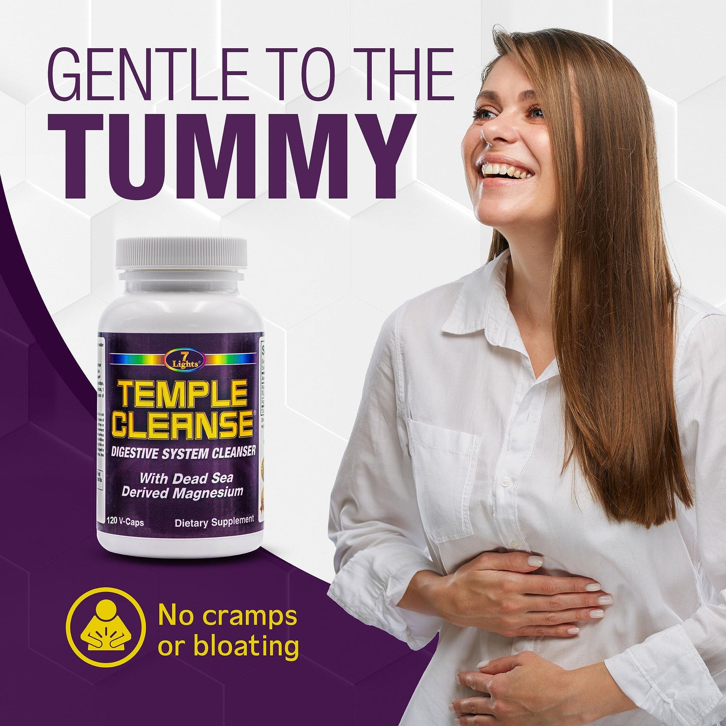 7 Lights Temple Cleanse Capsule, 120 Count