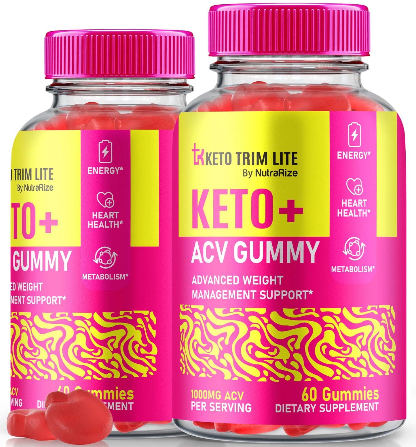 NutraRize Keto Lite Trim ACV Gummies 120 Gummies