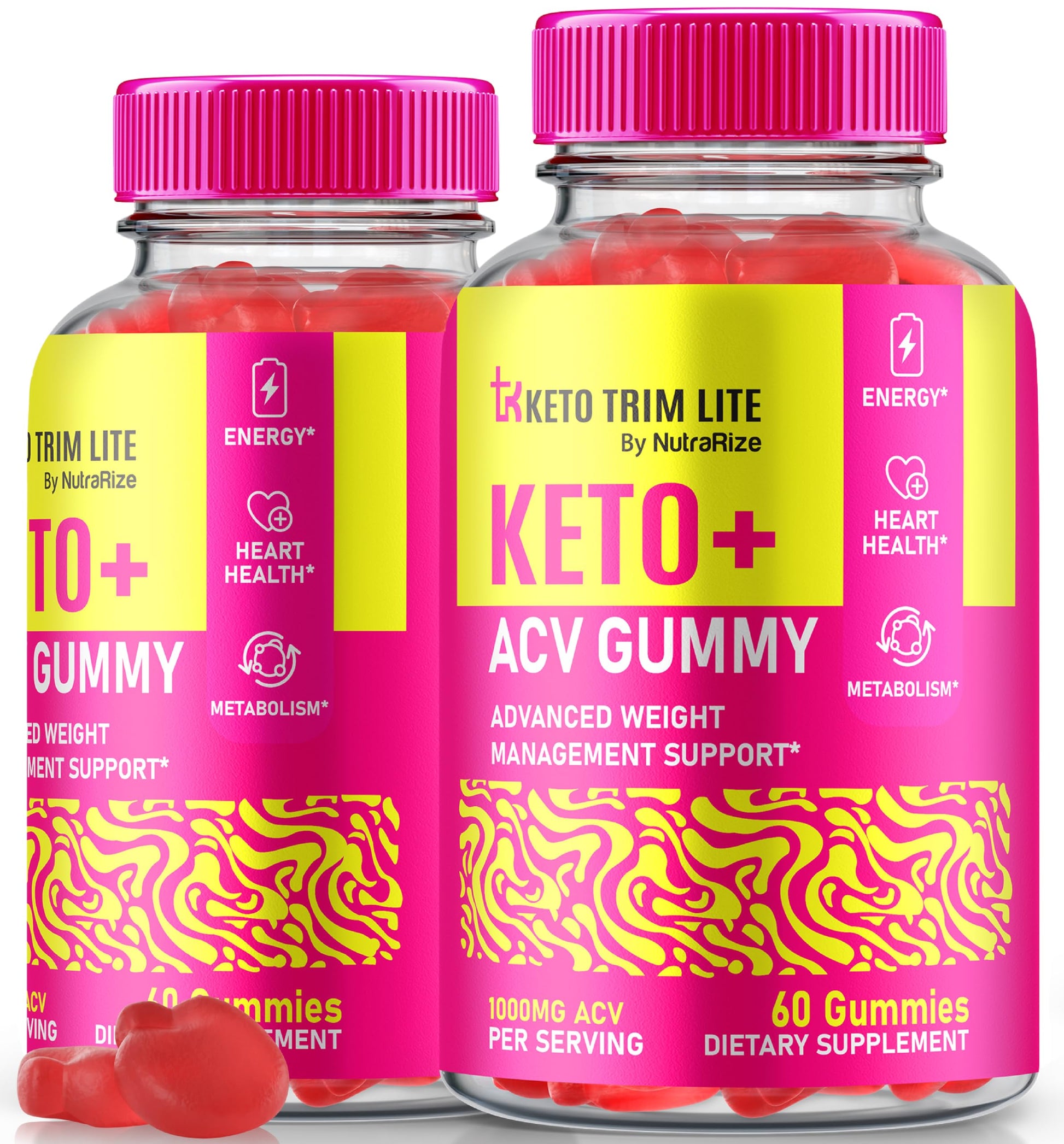 NutraRize Keto Lite Trim ACV Gummies 120 Gummies