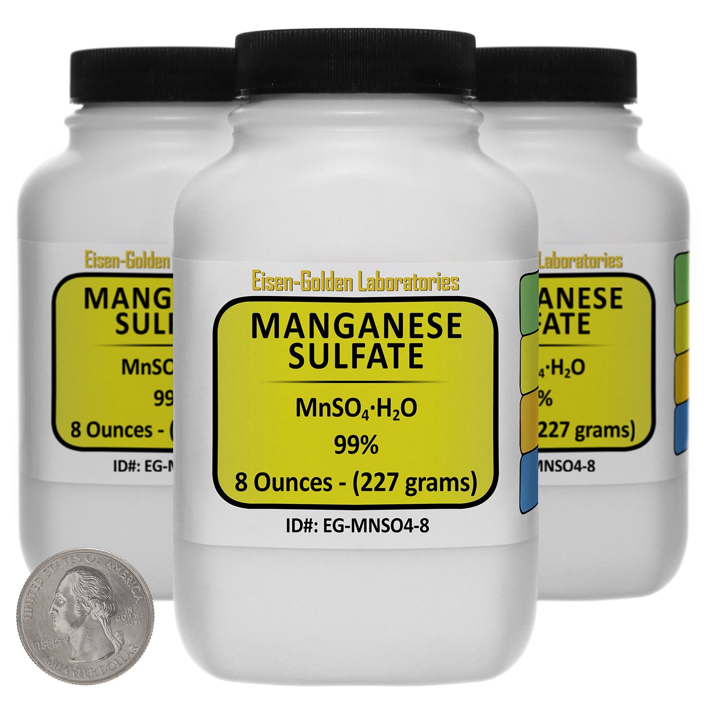 Eisen-Golden Laboratories Manganese Sulfate [MnSO4(H2O)] 99% AR Grade Powder, 24-Count