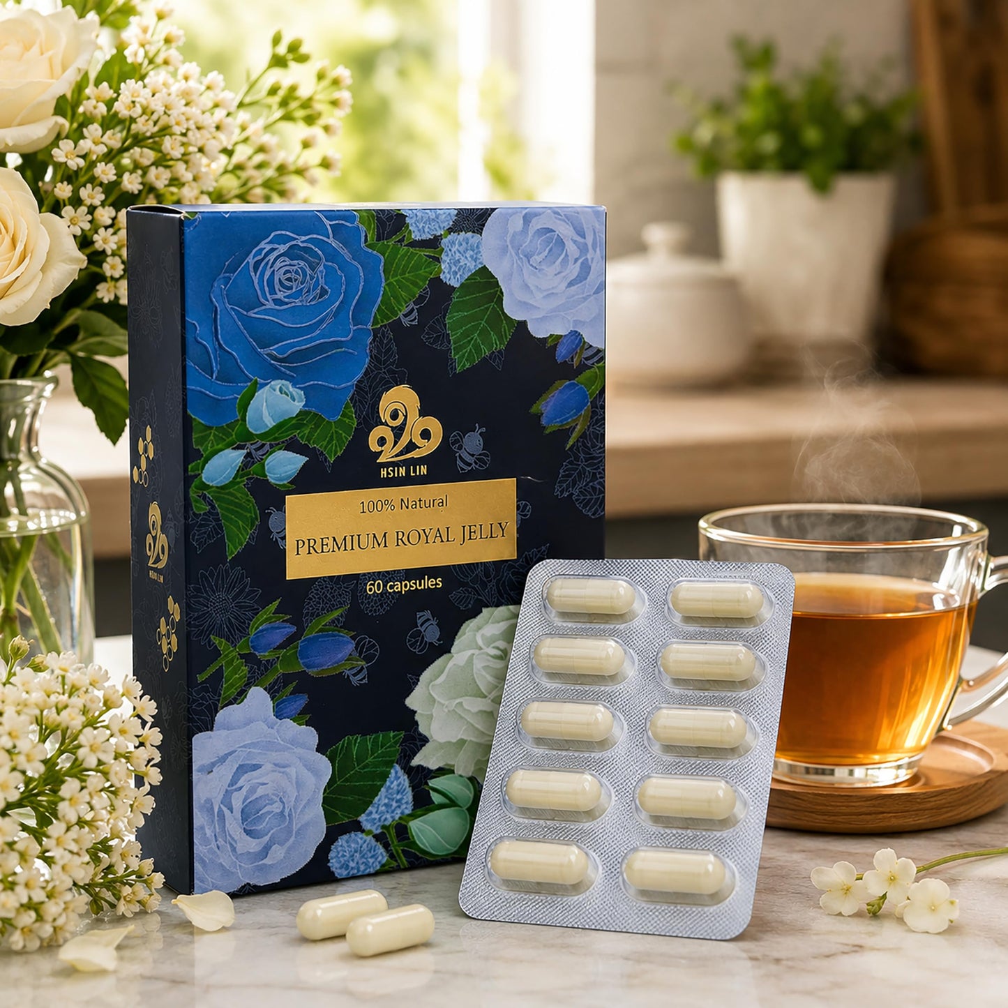 Hsin Lin Premium Royal Jelly 60 Capsules