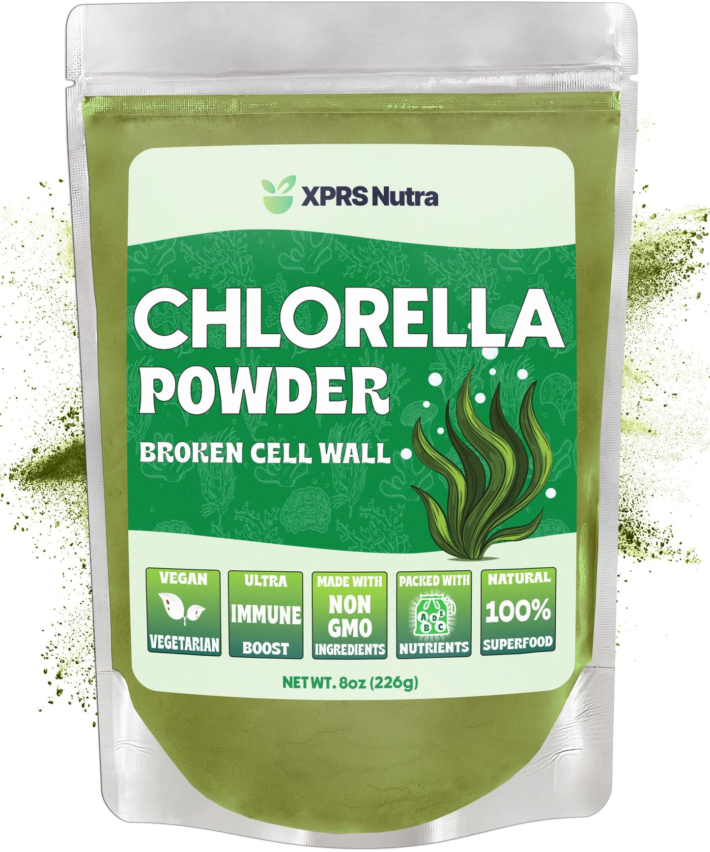 XPRS Nutra Chlorella Powder 8 Ounce