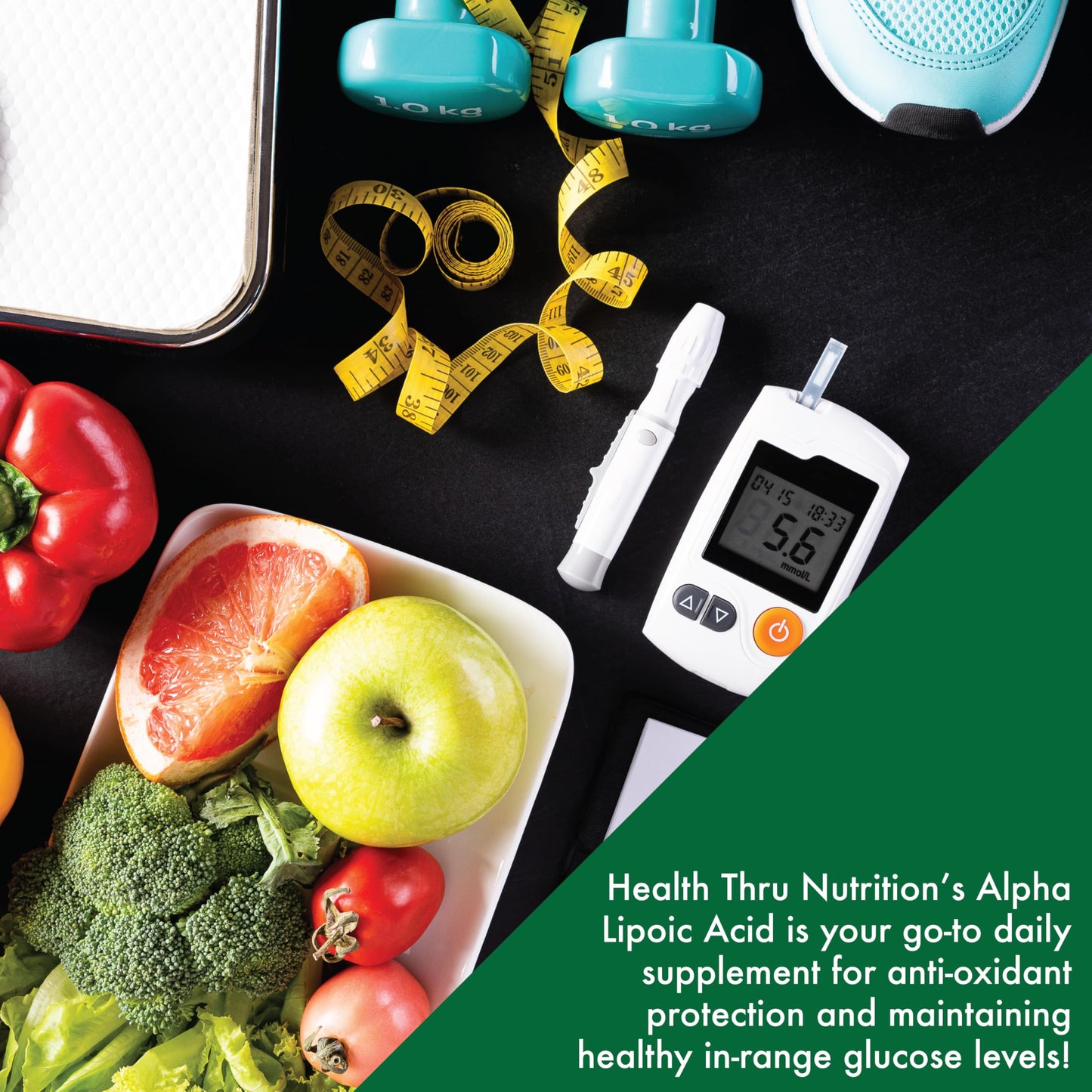 Health Thru Nutrition Alpha Lipoic Acid 600mg Capsule 120 Count