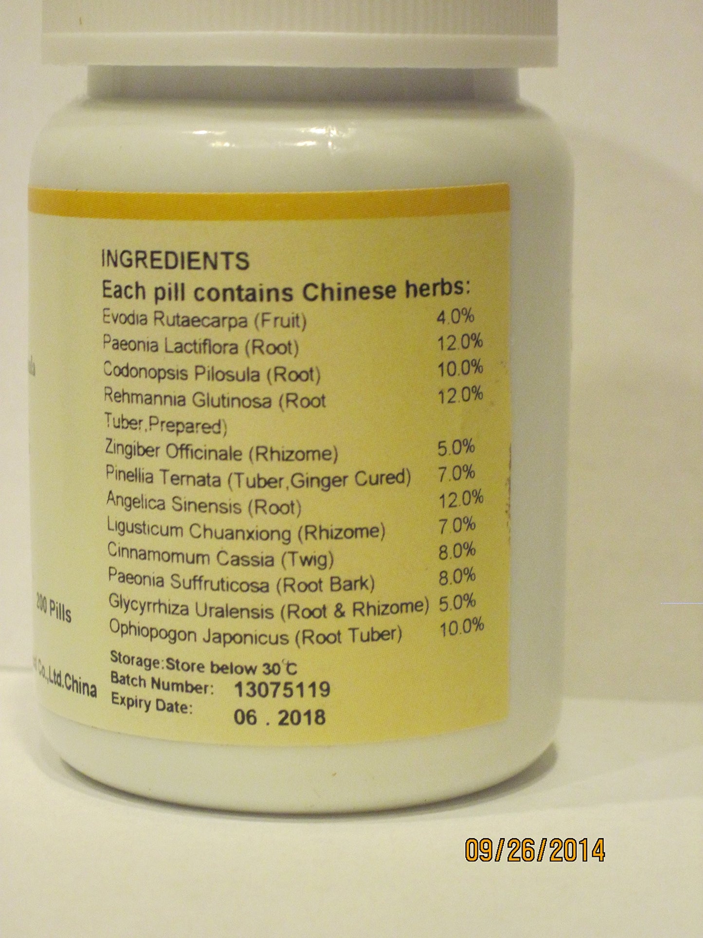 E-Fong Wen Jing Tang Warm Cycle Capsules, 200 Capsules