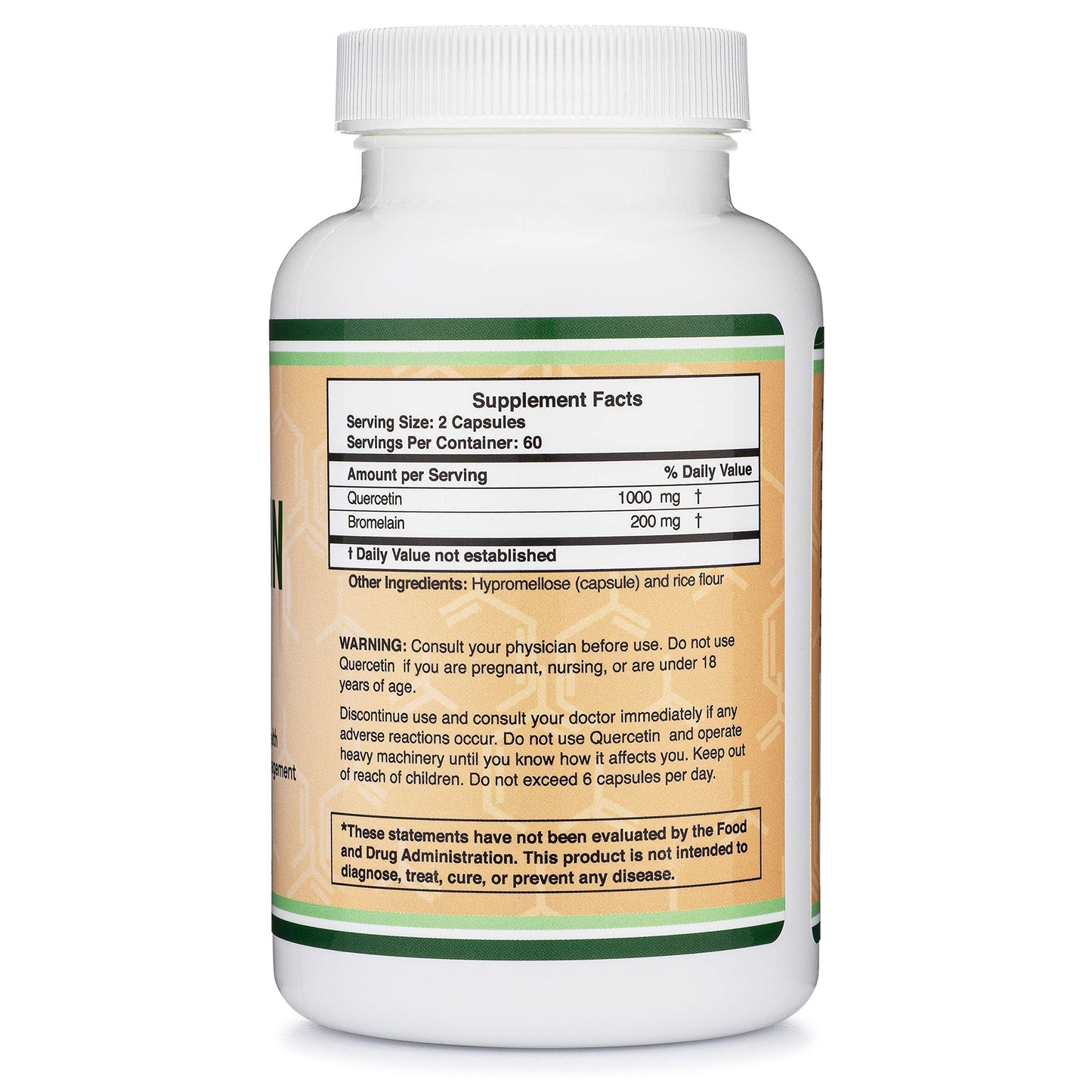 Double Wood Supplements Quercetin and Zinc Bundle Capsule 1 Bundle