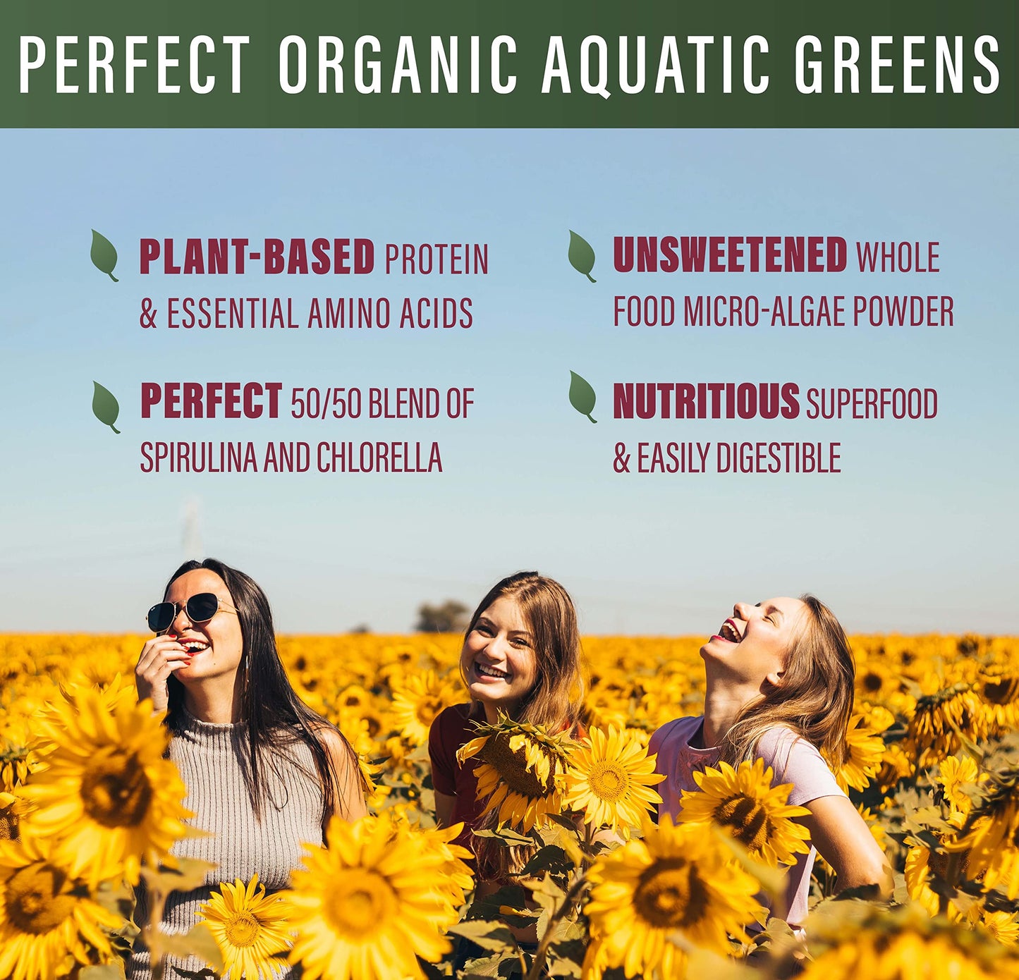 Perfect Supplements Aquatic Greens Powder 4.76 Ounce