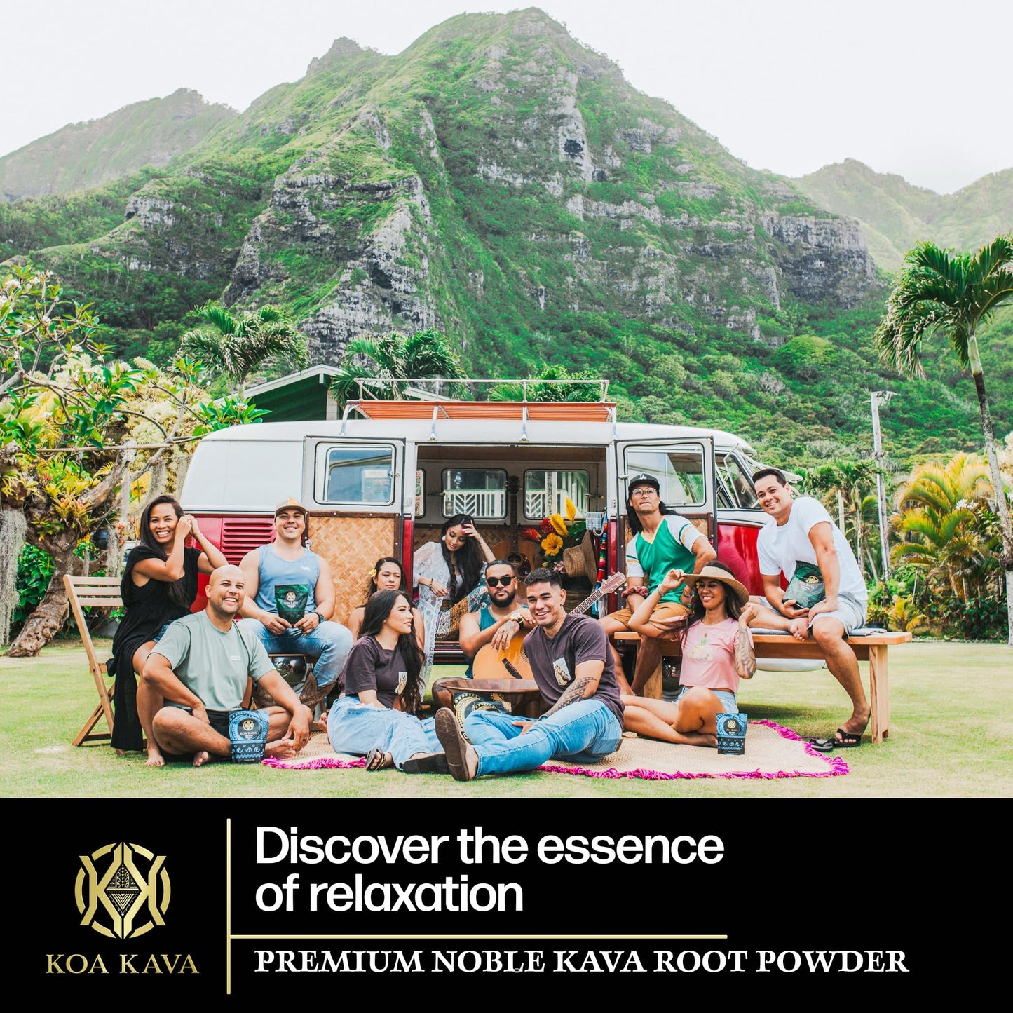 Koa Kava Fiji Premium Noble Waka Tea Powder 8 oz