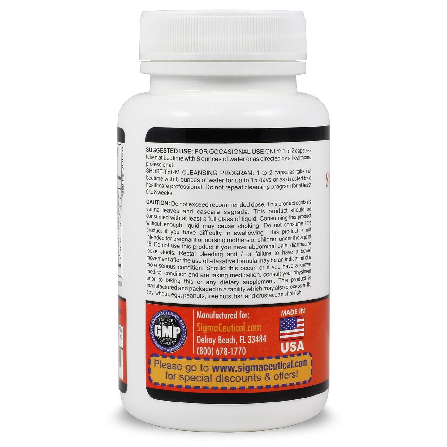 Sigmaceutical 1 Day Colon Cleanse Capsule 30 Count