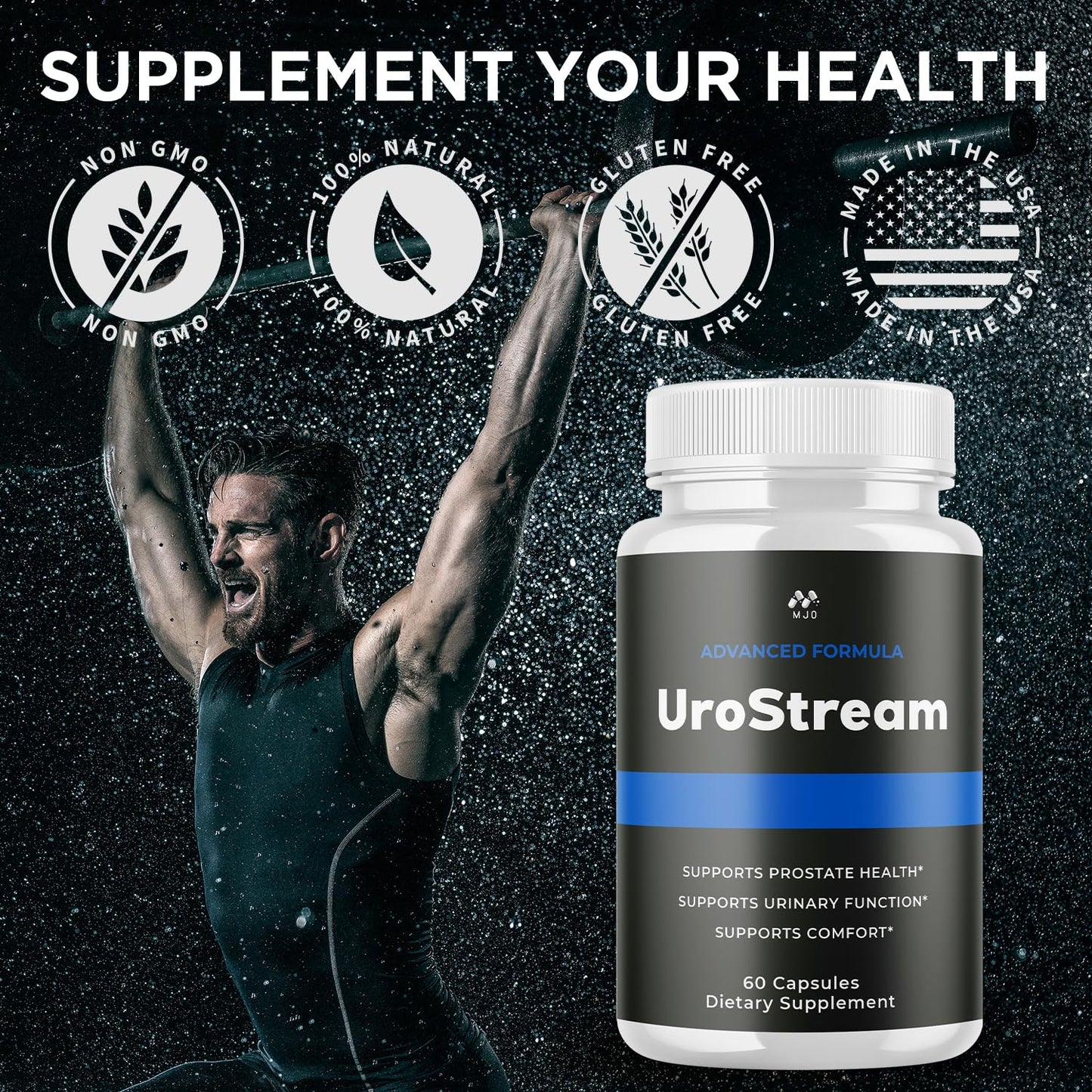 MJO Urostream Prostate Defender Capsules, 120 Capsules