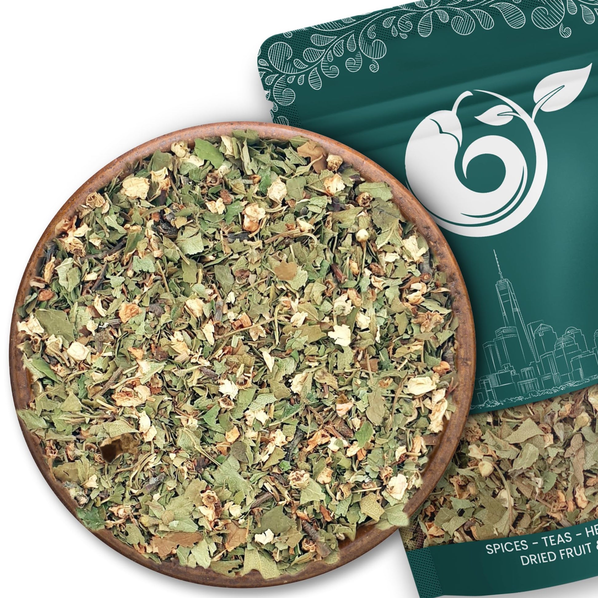 NY Spice Shop Hawthorn Leaf and Flower Cramp Bark Powder 2 Ounce
