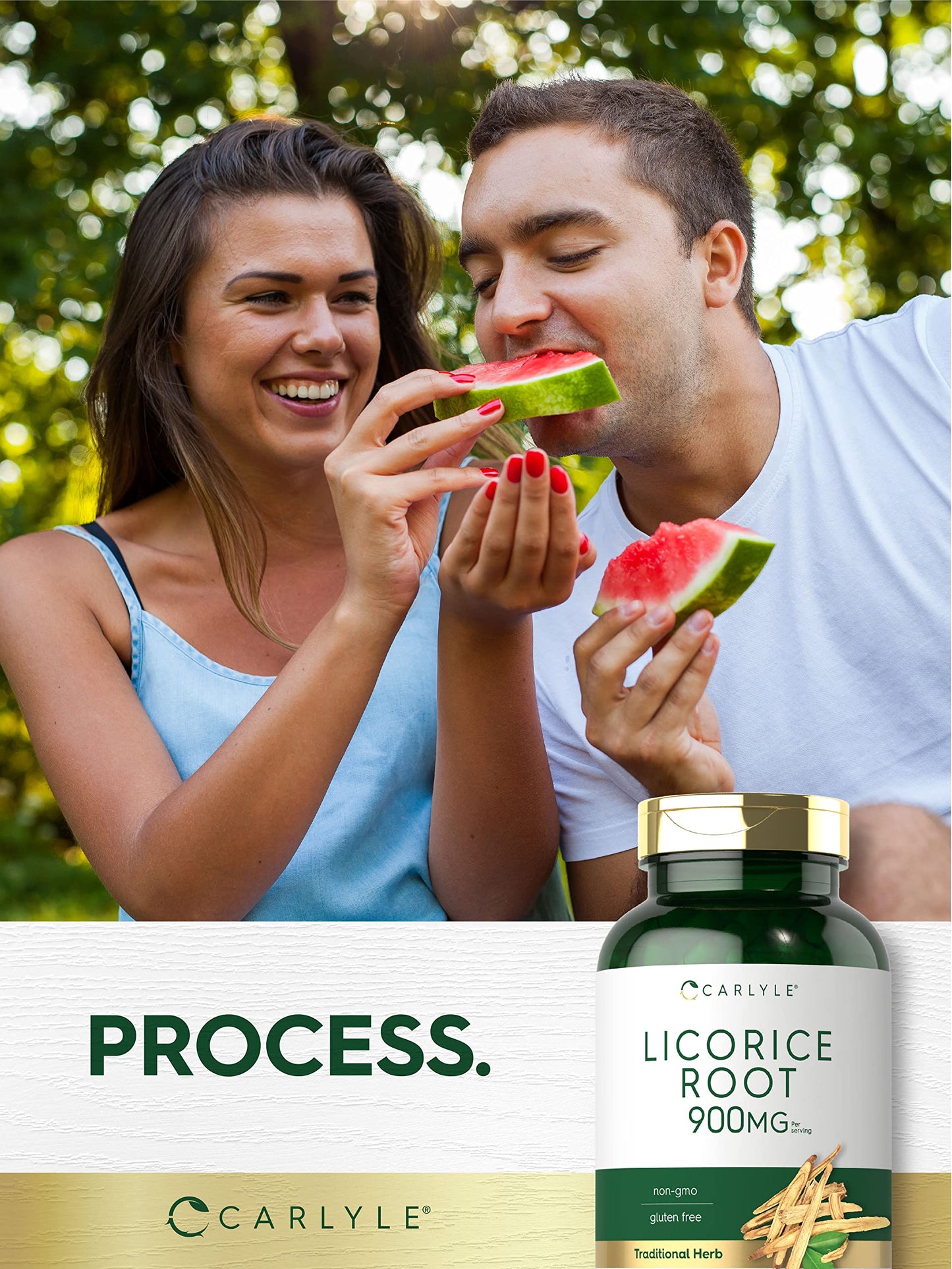 Carlyle Licorice Root Extract Supplement 900mg 300 Capsules