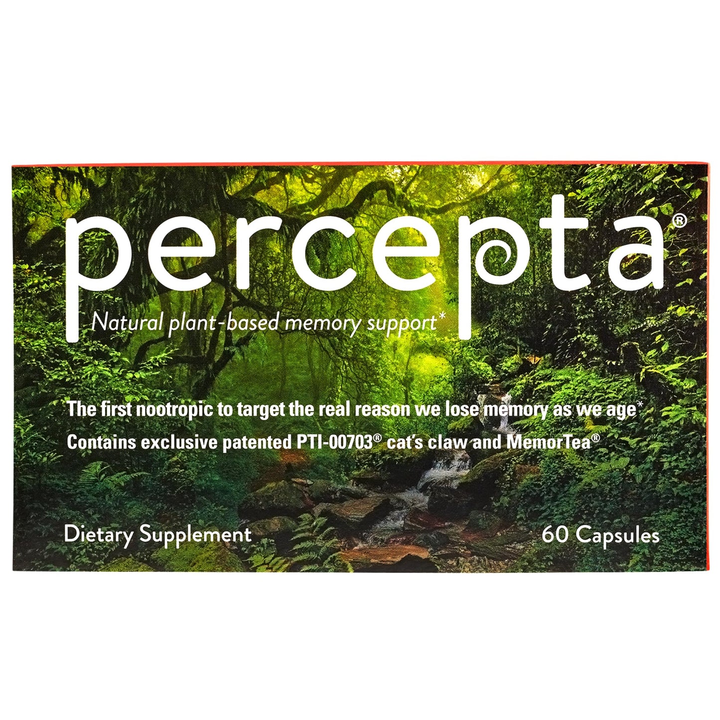 Percepta Plant-Based Memory Support Capsule, 60 Count