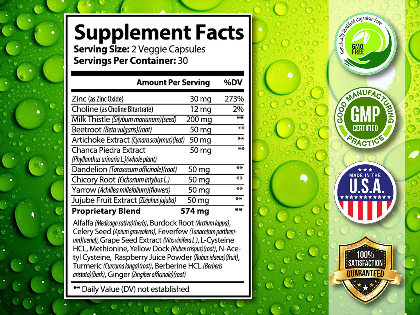 Crystal Peaks Nutrition Liver Support Formula Capsules 60 Count