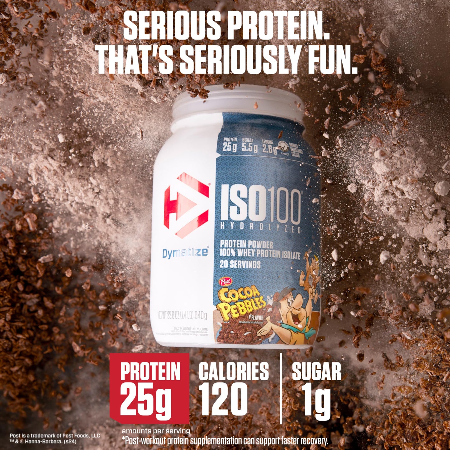Dymatize ISO100 Whey Protein Isolate Powder 21.5 oz