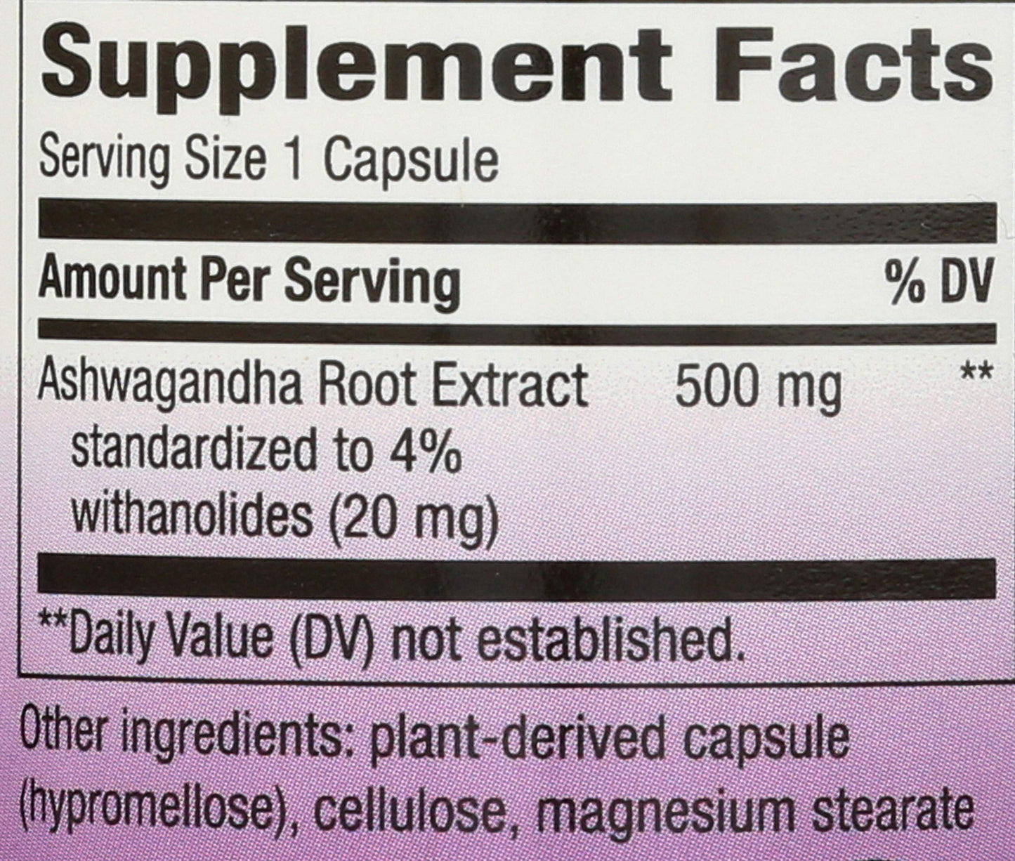 Nature's Way Ashwagandha Capsules, 60 Count