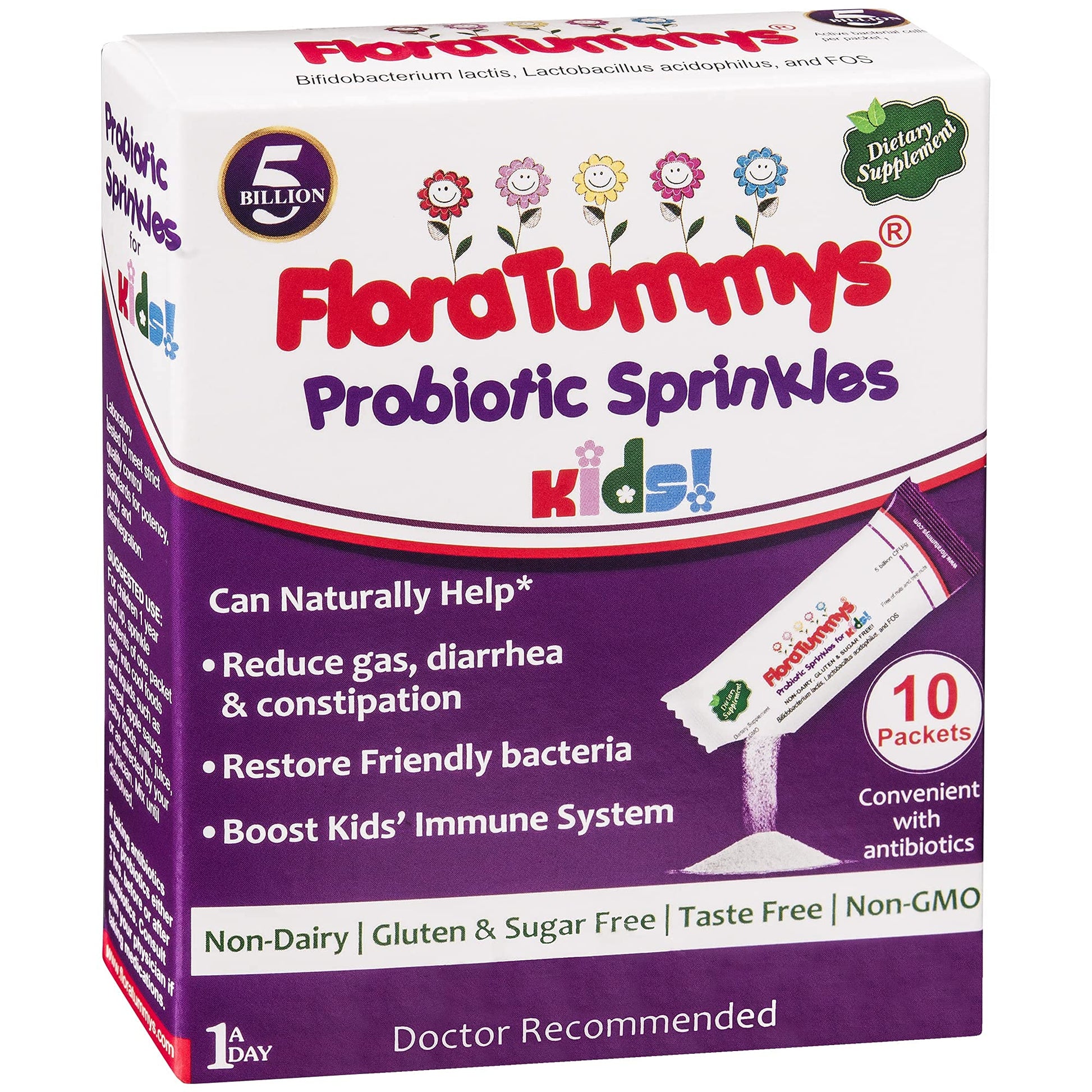 FloraTummys Probiotic Sprinkles Kids Powder 1 Pack
