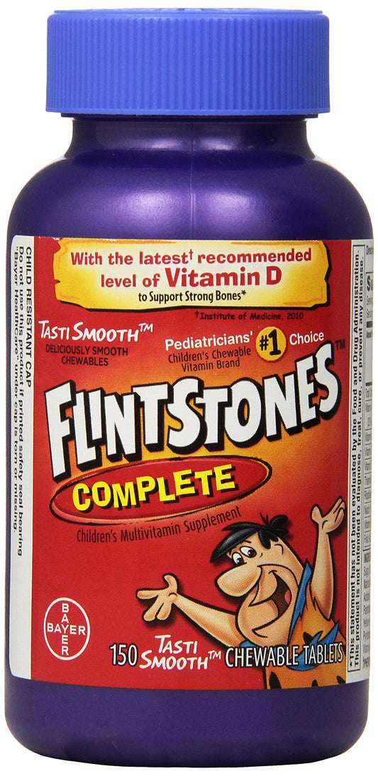 Flintstones Vitamins Children's Complete Multivitamin Chewable Tablets, 150 Count