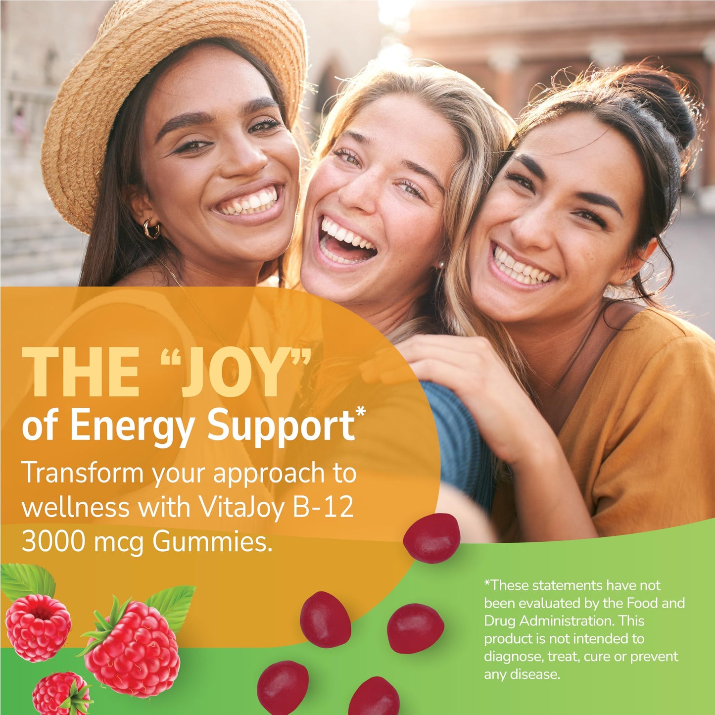 21st Century Vitamin B12 Gummies 3000 mcg, Extra Strength, Energy & Nerve Support, Raspberry, 90 Gummies