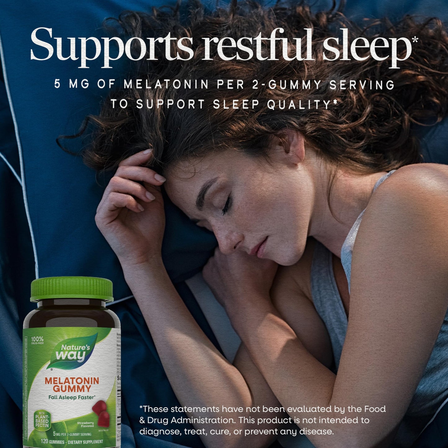 Nature's Way Adult Melatonin Gummies, 120 Count
