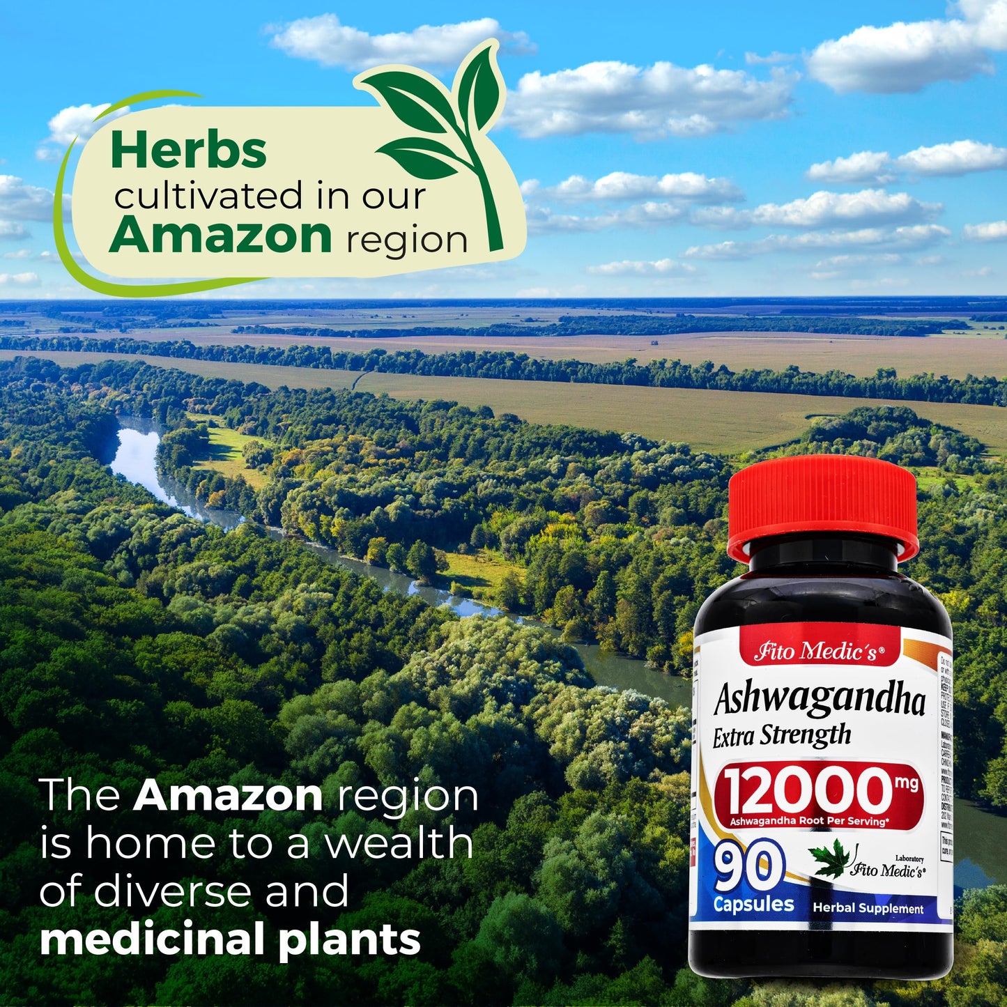 FITO MEDIC'S Ashwagandha Capsules 90 Count