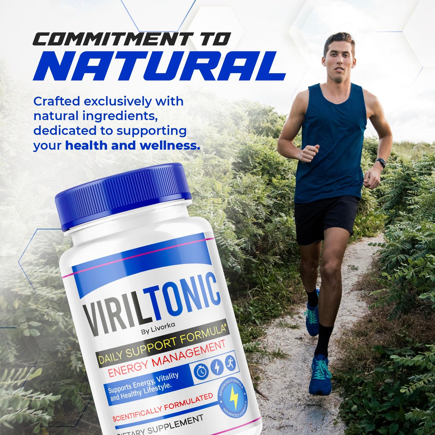 LIVORKA Viriltonic Capsules Advanced Support Formula, 300 Capsules