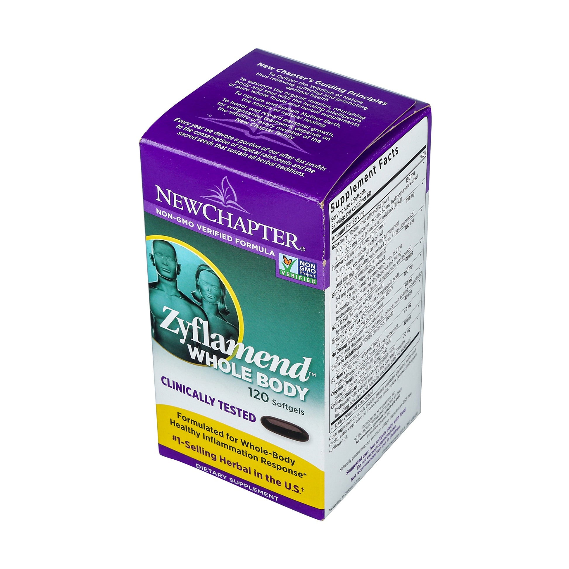New Chapter Zyflamend Whole Body Capsule 120 Count