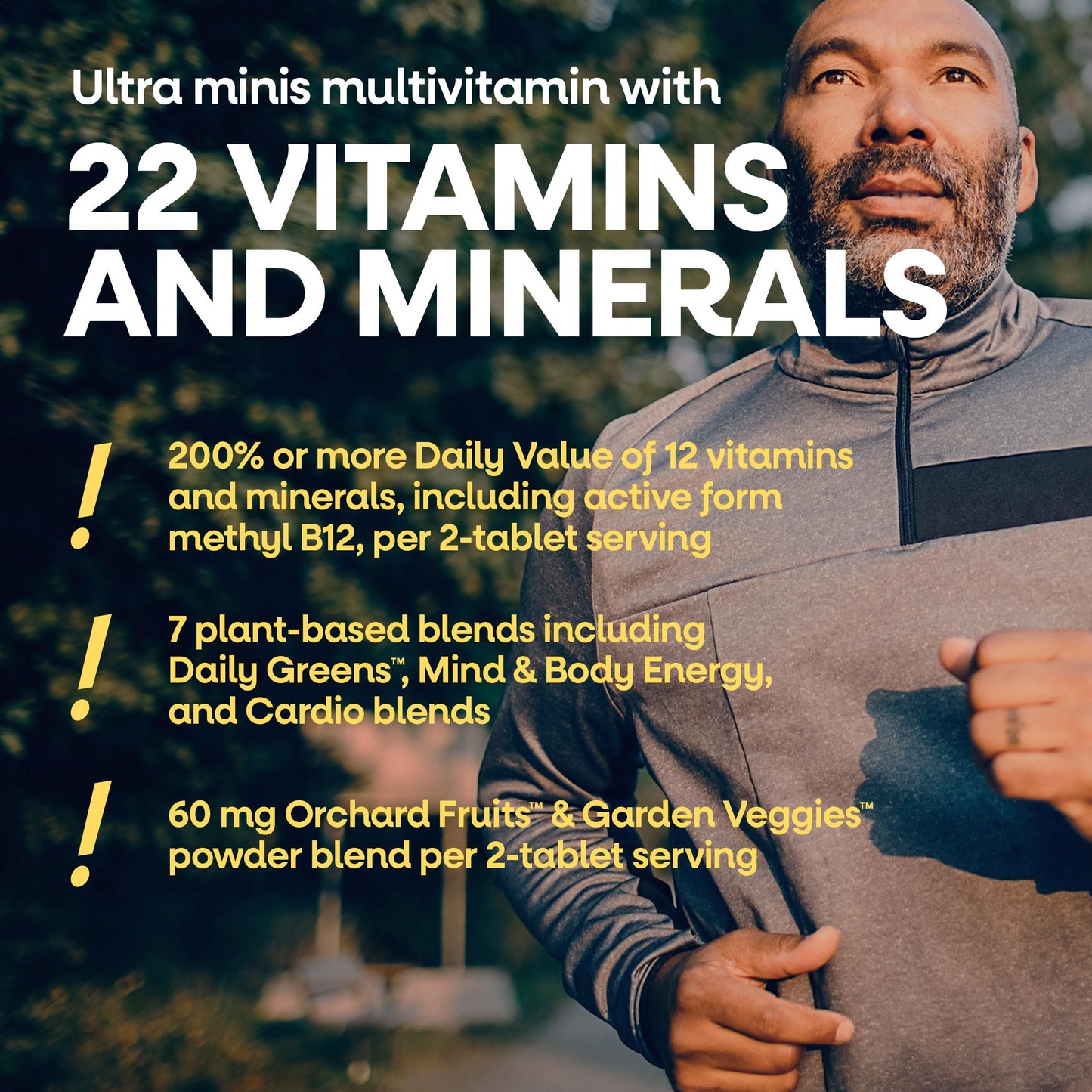 Nature's Way Alive! Men's 50+ Ultra Minis Multivitamin Tablet, 180 Count