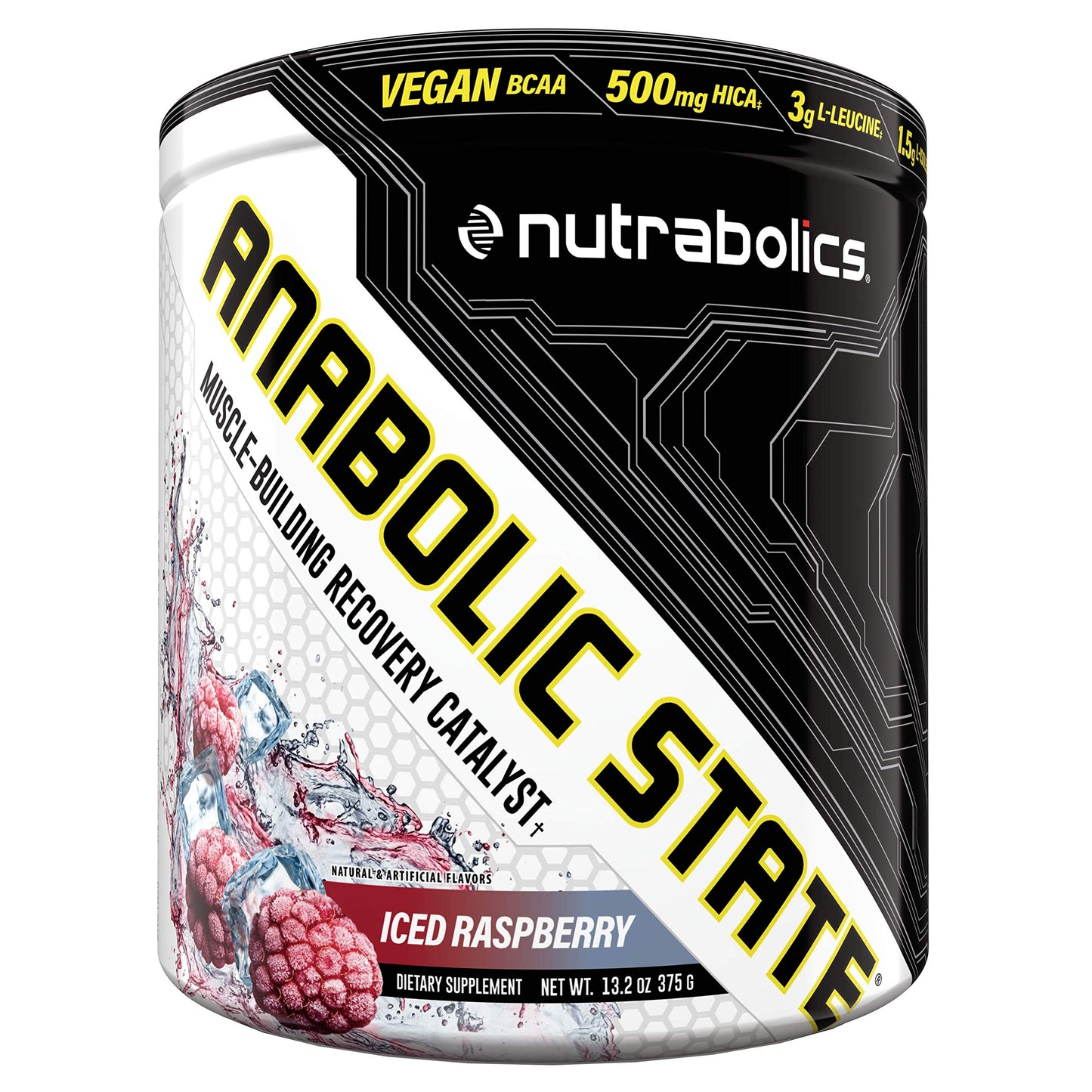 Nutrabolics Anabolic State Iced Raspberry Powder 13.23 Ounce