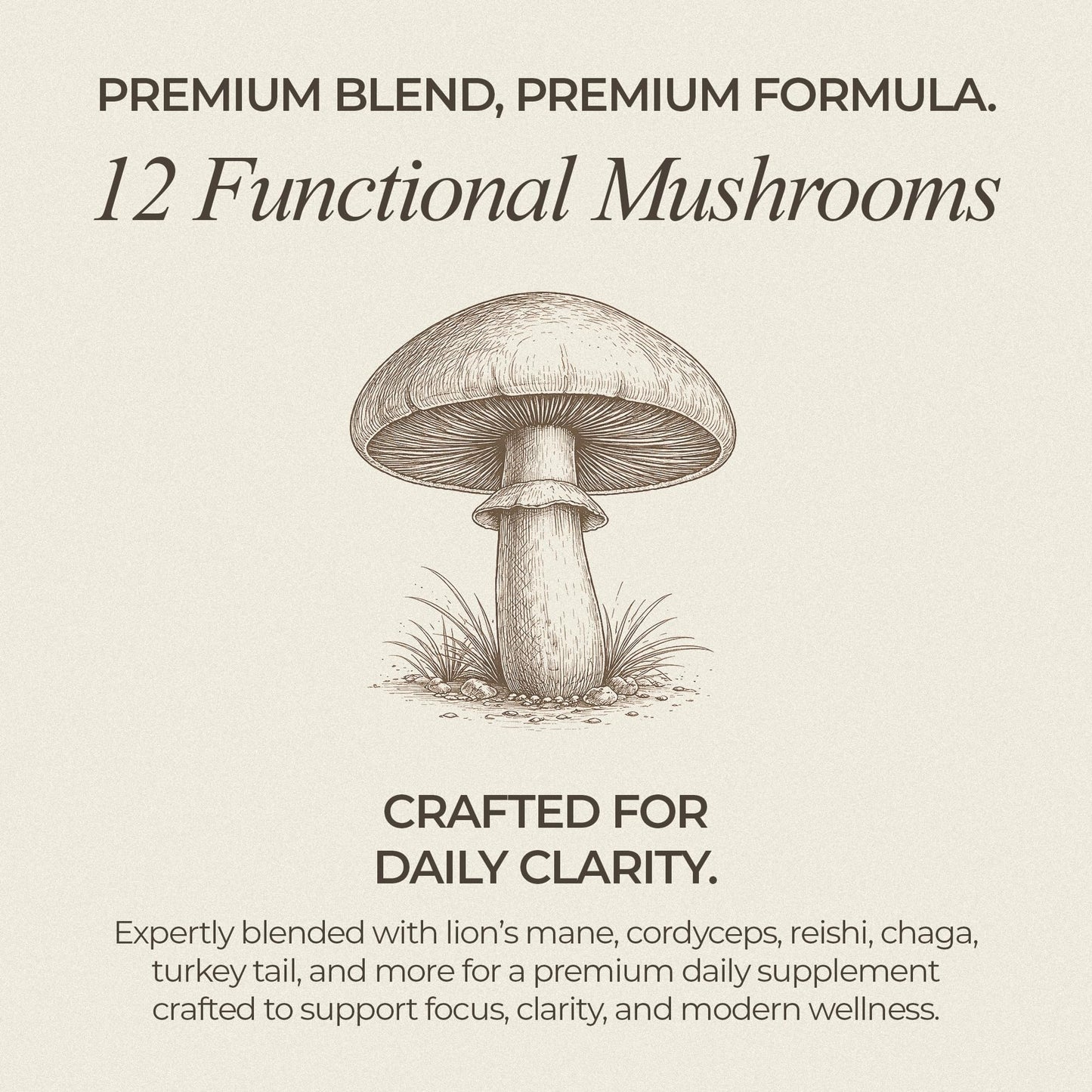 Hermetica Superfoods Eternity 12-in-1 Mushroom Gummies 60 Count