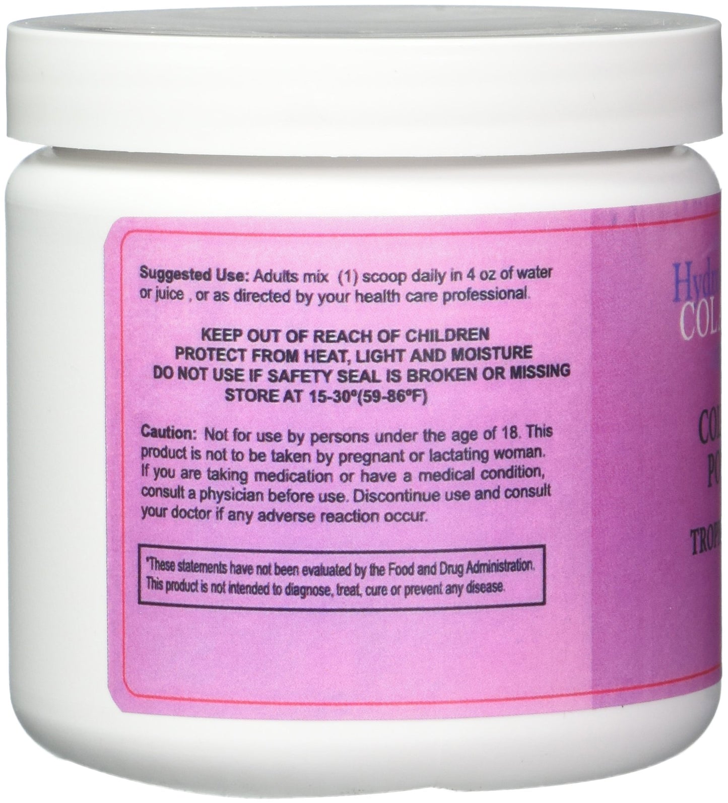 Hydro Colagina XXI Hydrolized Collagen Powder with Vitamin C, 5.3 Ounce
