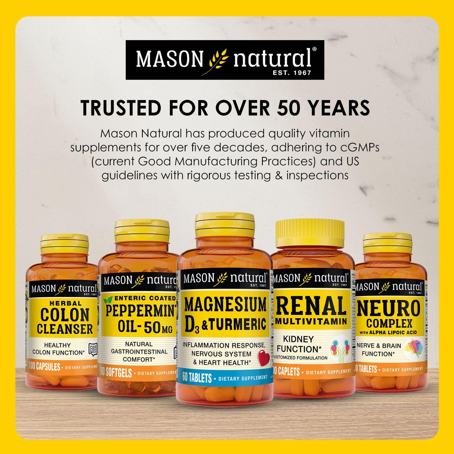 Mason Vitamins Lutein 6 mg with Vitamin E Softgels, 60 Count