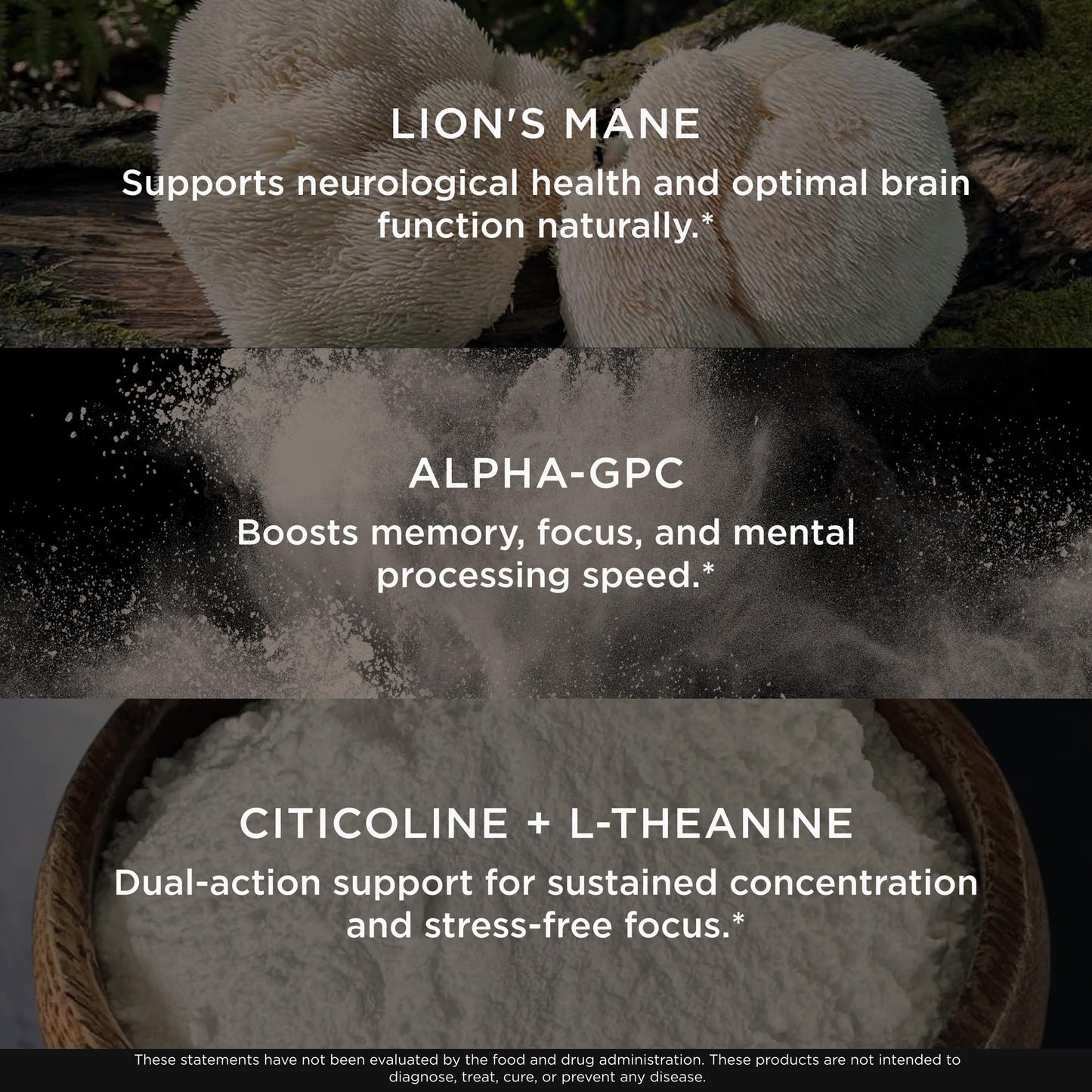 The Genius Brand Genius Mood+Focus Nootropic Supplement with Organic Lion’s Mane, Alpha GPC & More for Brain Health - Memory Support & Focus Support, Non-GMO, 90 Capsules