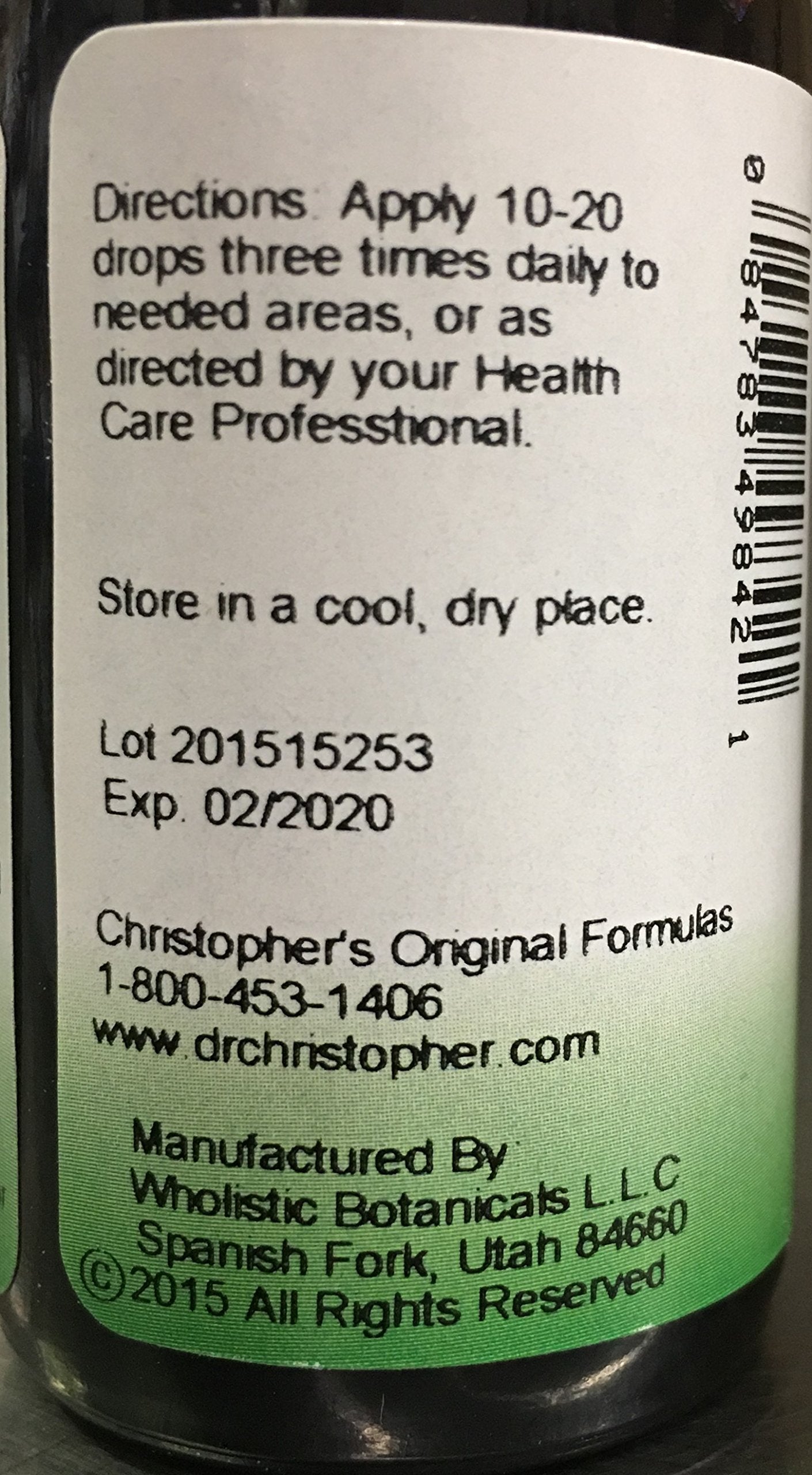 Christopher's Original Formulas CSR Extract Drops 1 Fl Oz