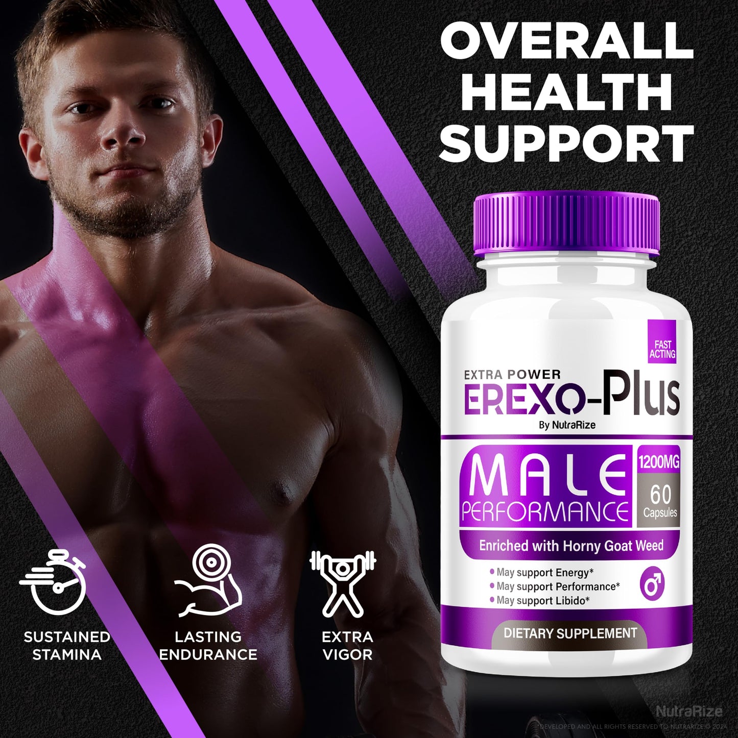 NutraRize Erexo Plus Capsules, 300 Capsules