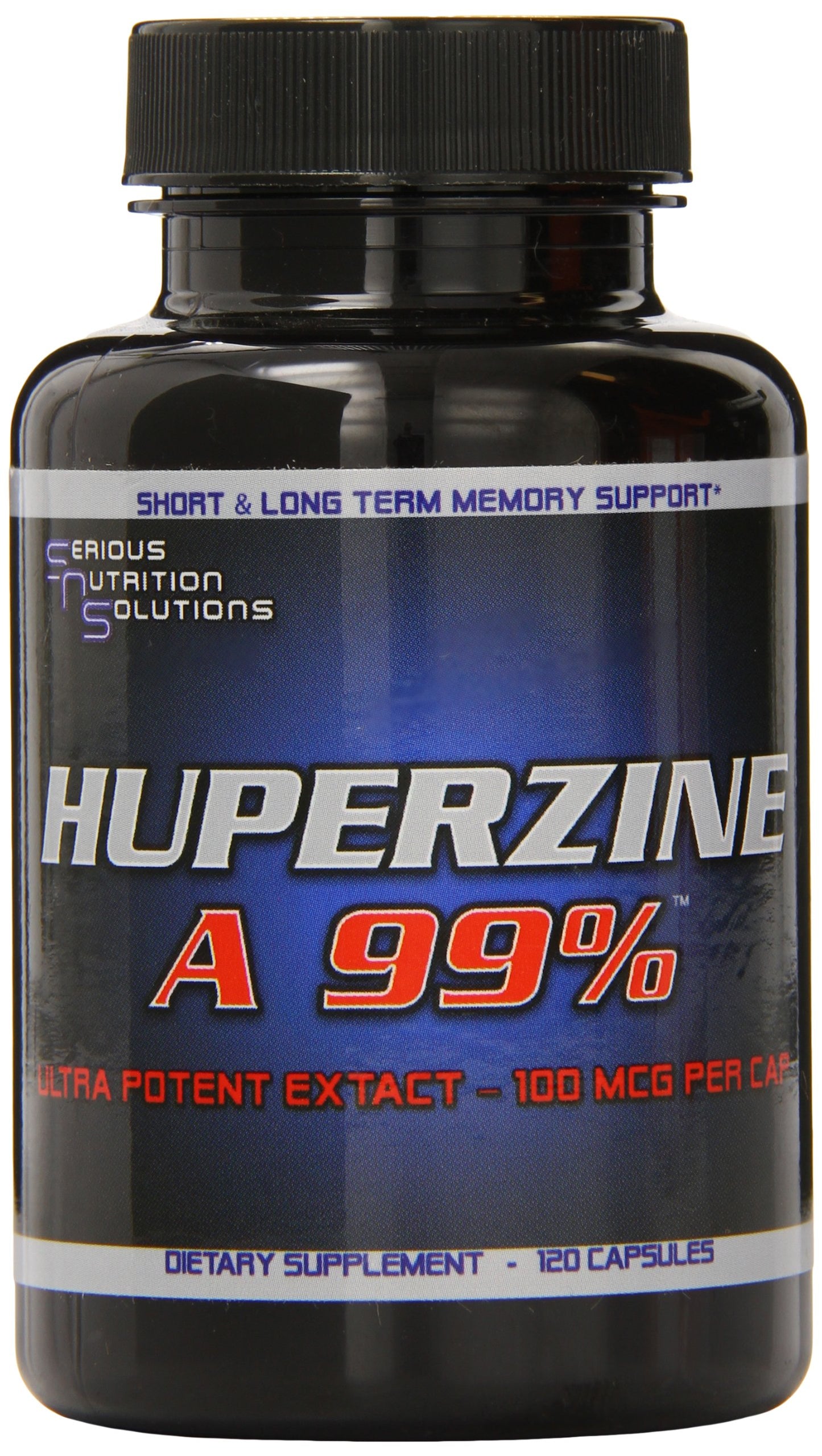 Serious Nutrition Solutions Huperzine Extract Capsules 120 Count