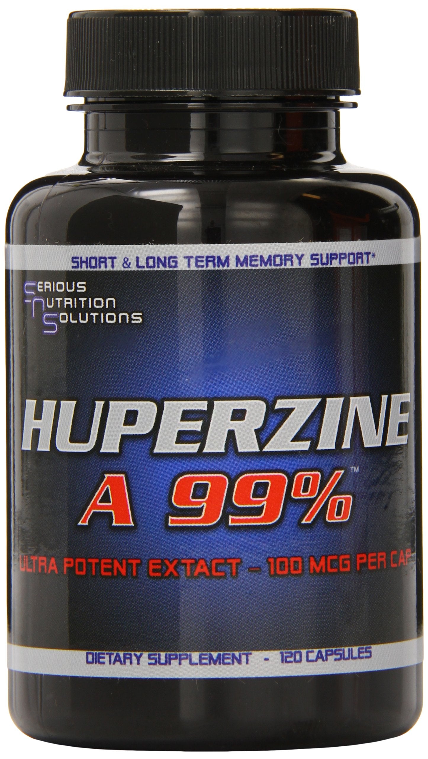 Serious Nutrition Solutions Huperzine Extract Capsules 120 Count