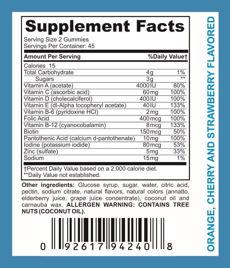 LifeSource Vitamins Adult Multivitamin Gummies 90