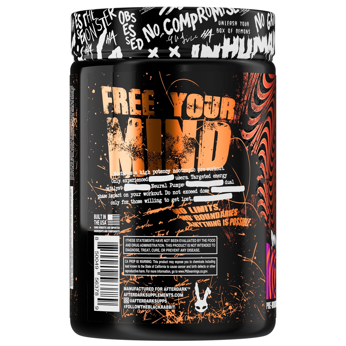 AFTERDARK Mentis Pre Workout Capsules 30 Count