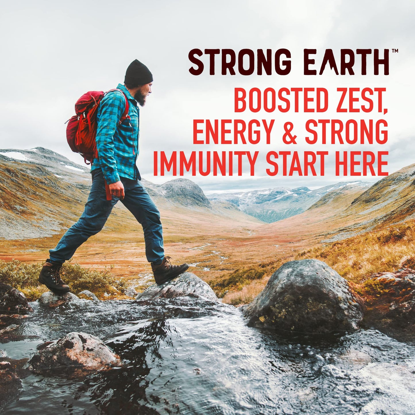 YUM-V'S Strong Earth Iron with Vitamin C Gummies, 60 Count