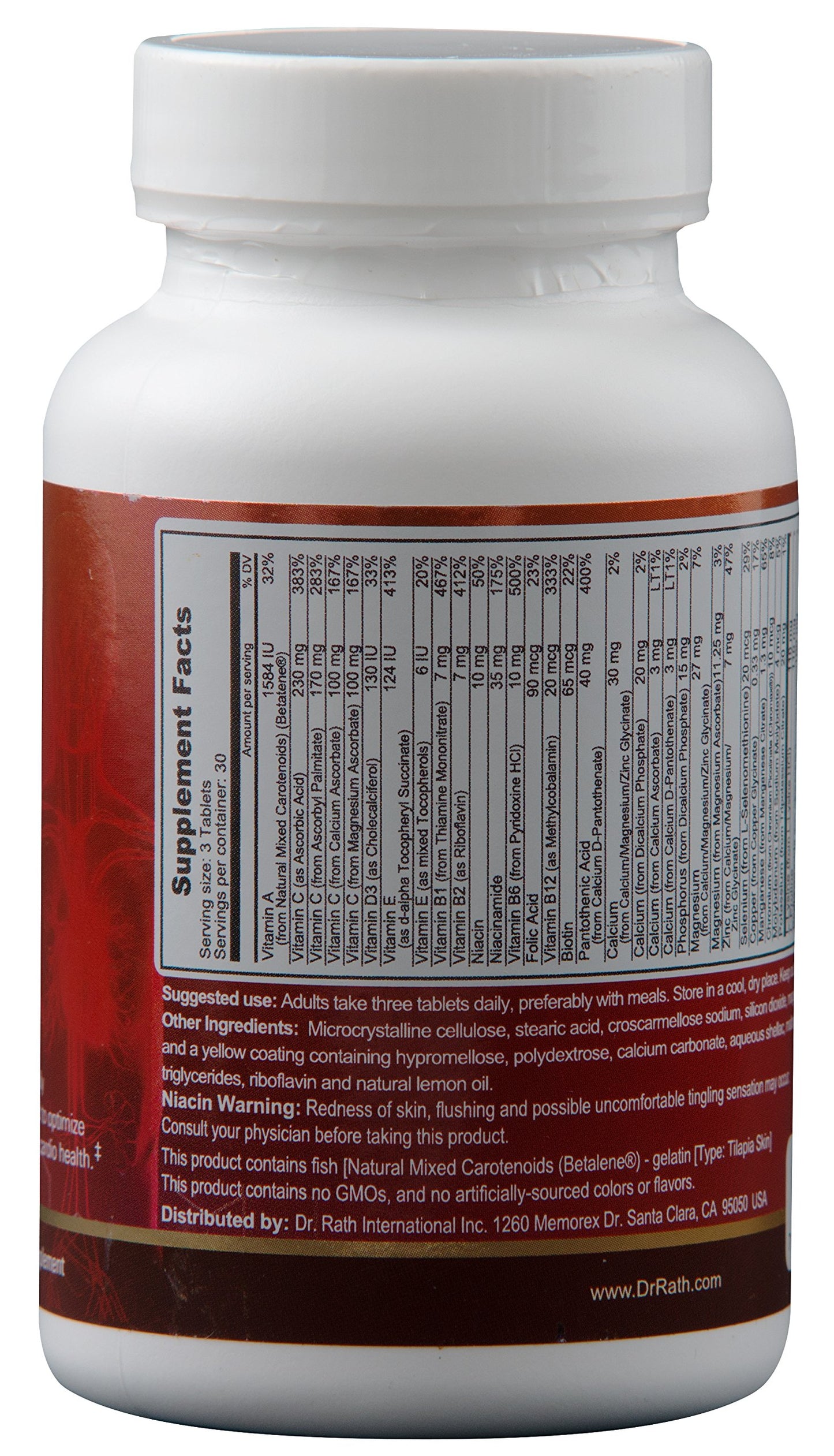 Dr. Rath Cardiovascular Health Tablets 90