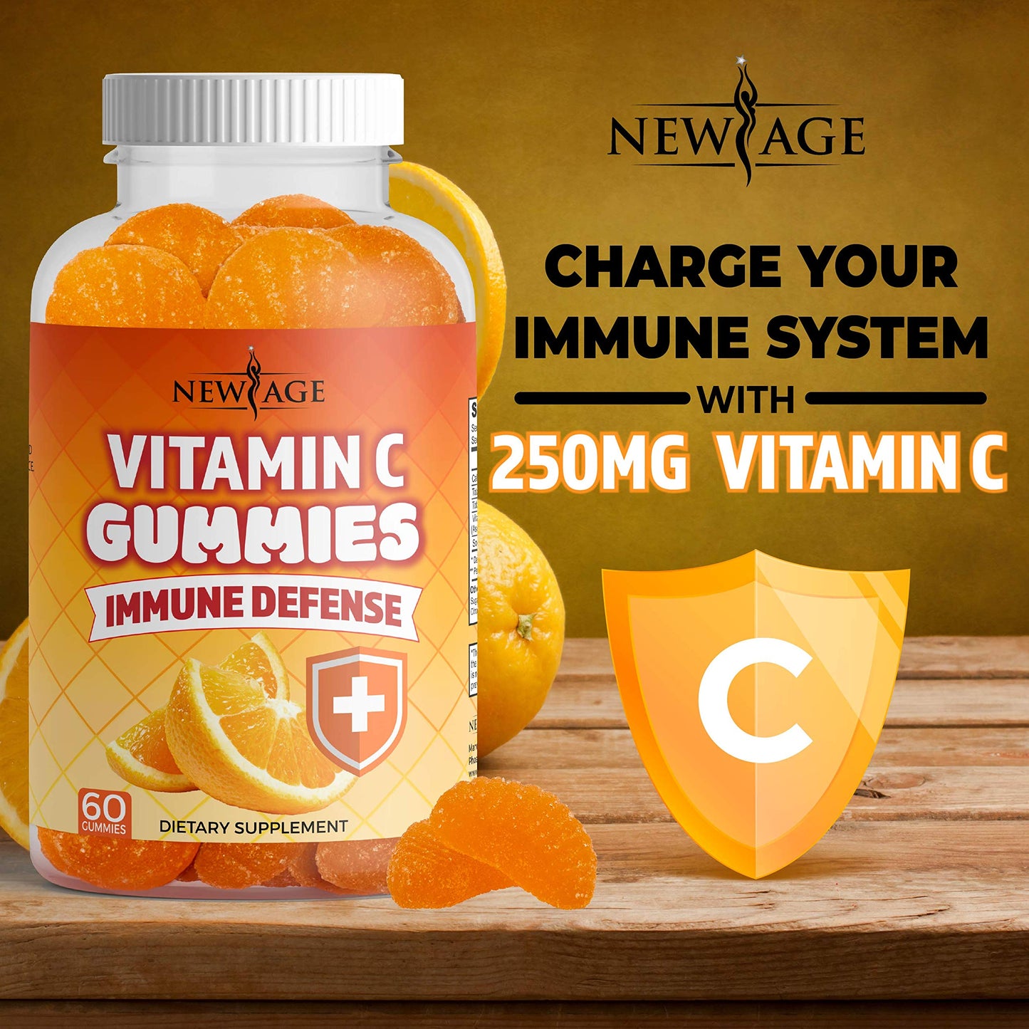 NEW AGE Vitamin C Gummies 120 Gummies