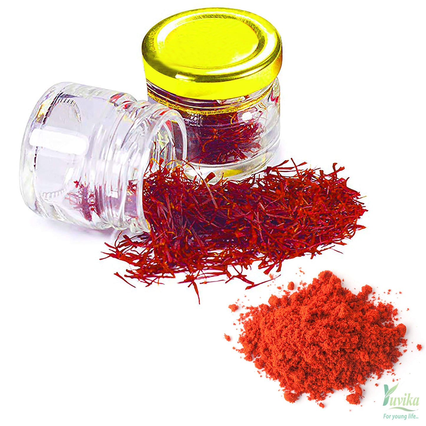 Yuvika Kesar Powder Saffron Powder, 5 Grams, 1 Pack