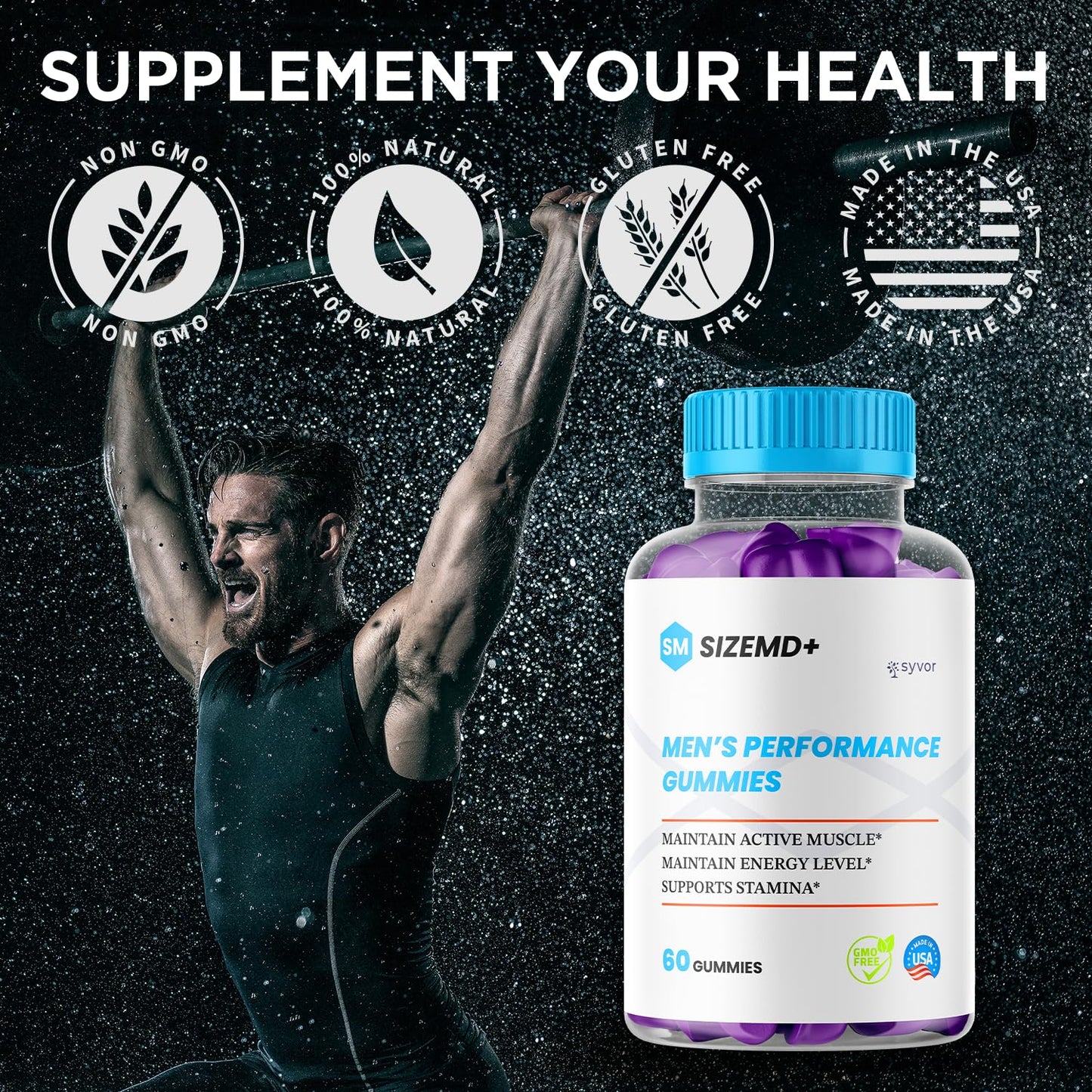 Syvor SizeMD+ Gummies, 120 Gummies